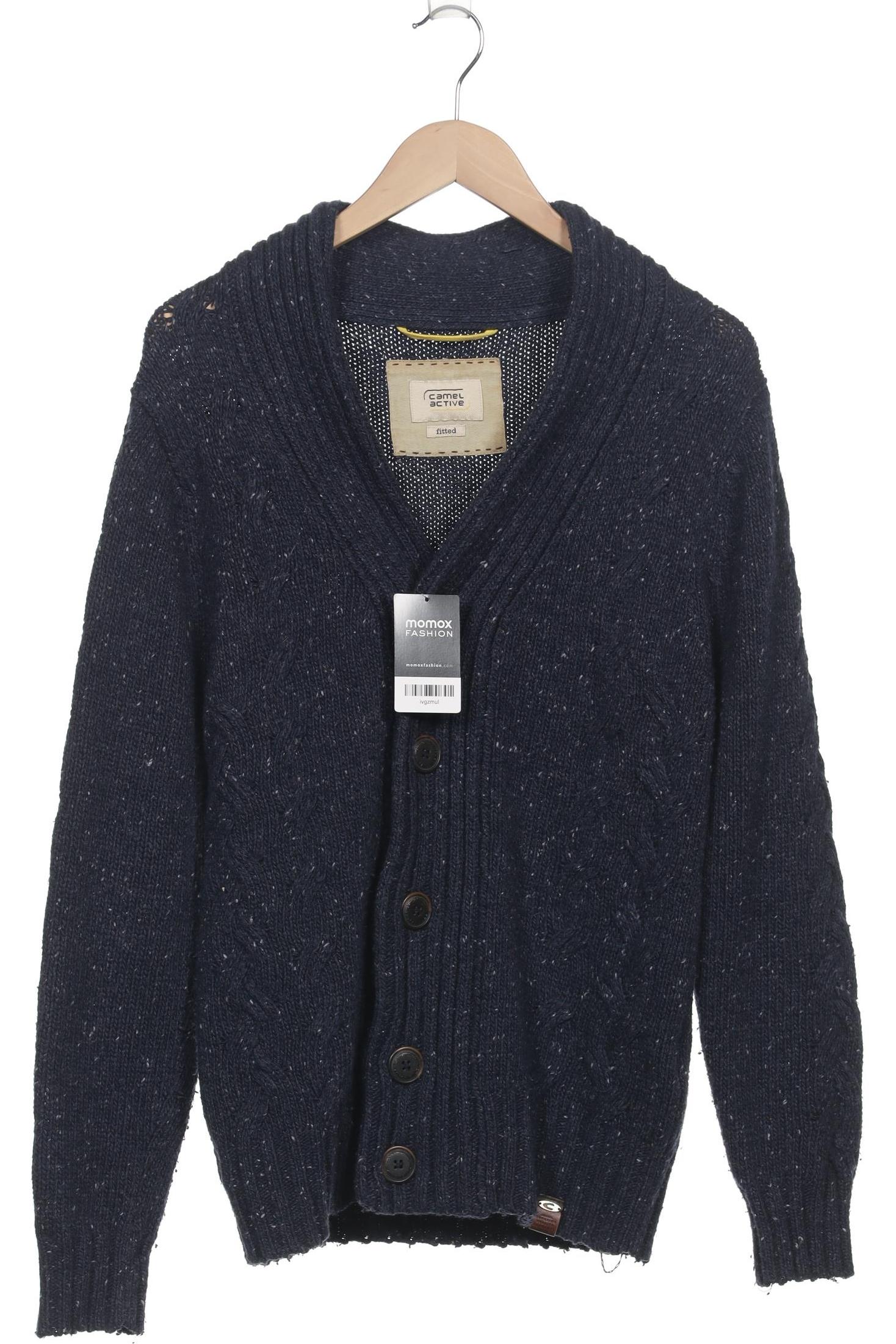 

camel active Herren Strickjacke, marineblau, Gr. 52