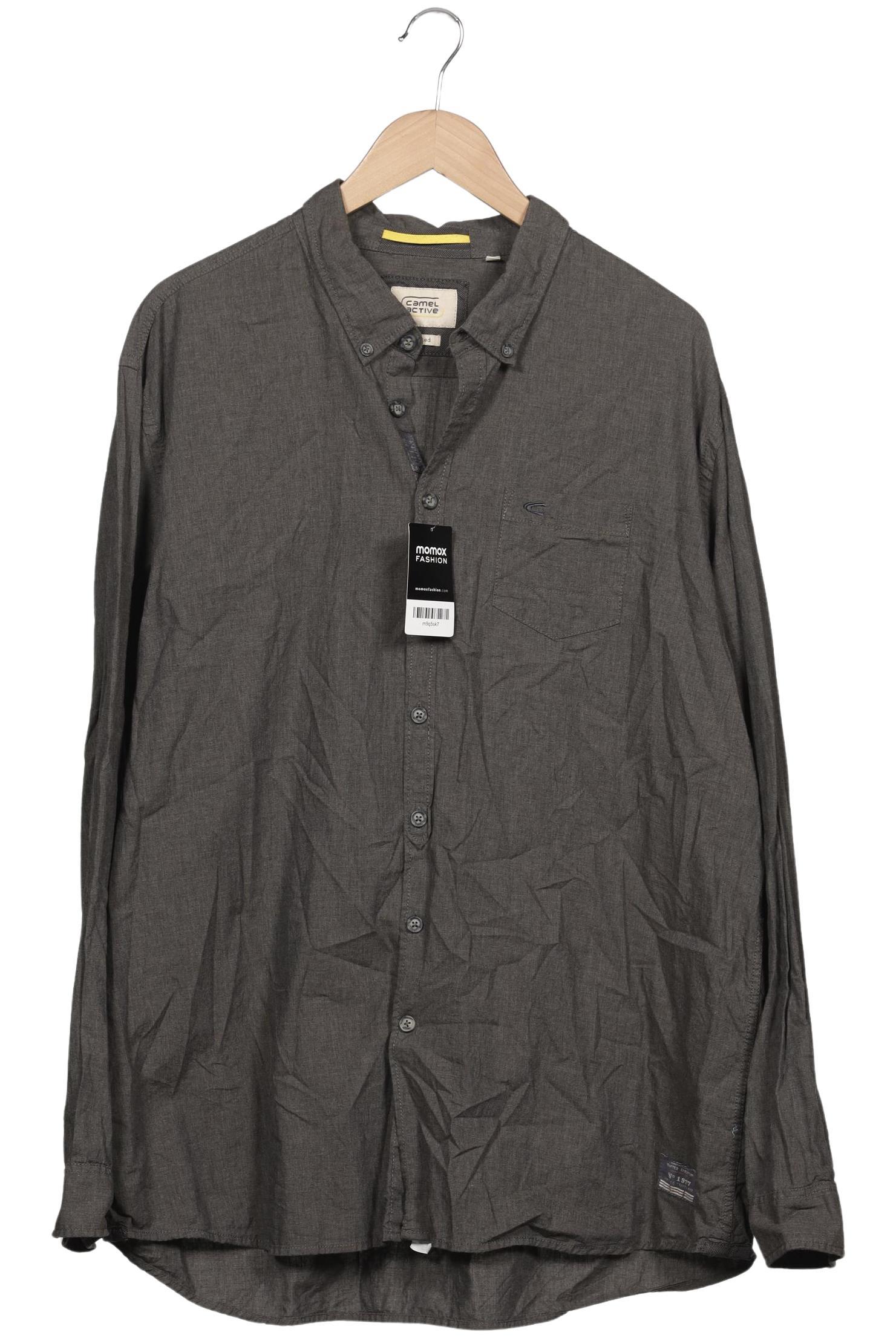 

camel active Herren Hemd, grau, Gr. 58