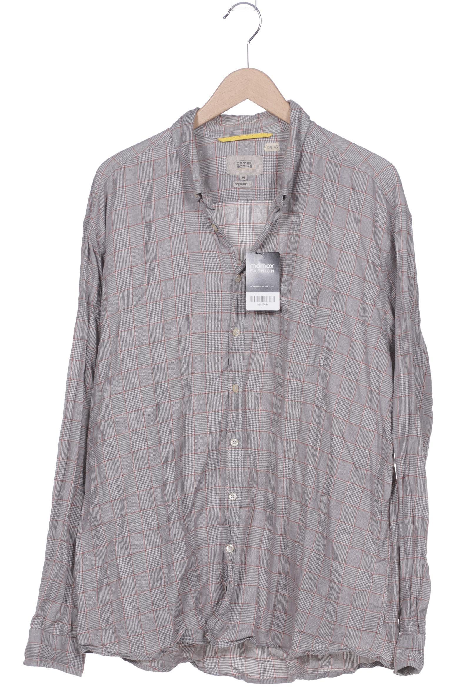 

camel active Herren Hemd, grau, Gr. 56