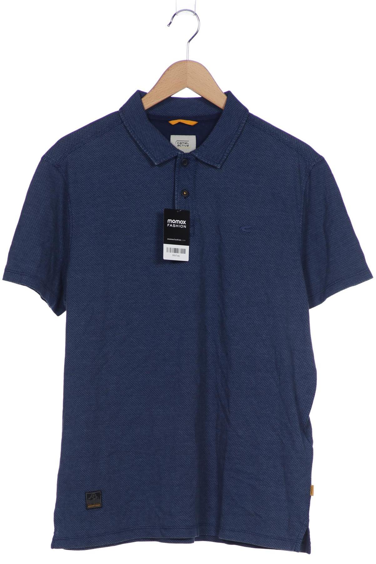 

camel active Herren Poloshirt, blau, Gr. 52