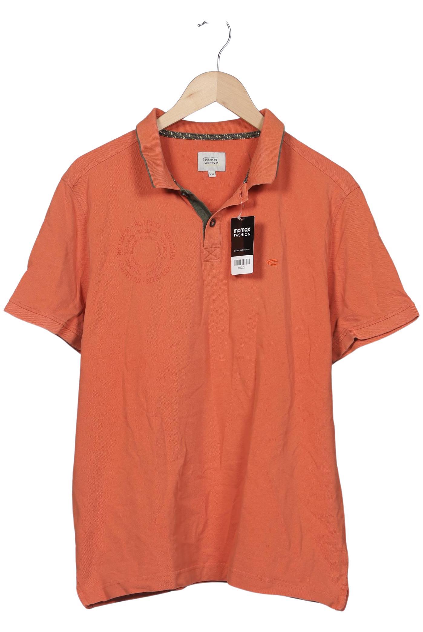 

camel active Herren Poloshirt, orange, Gr. 56