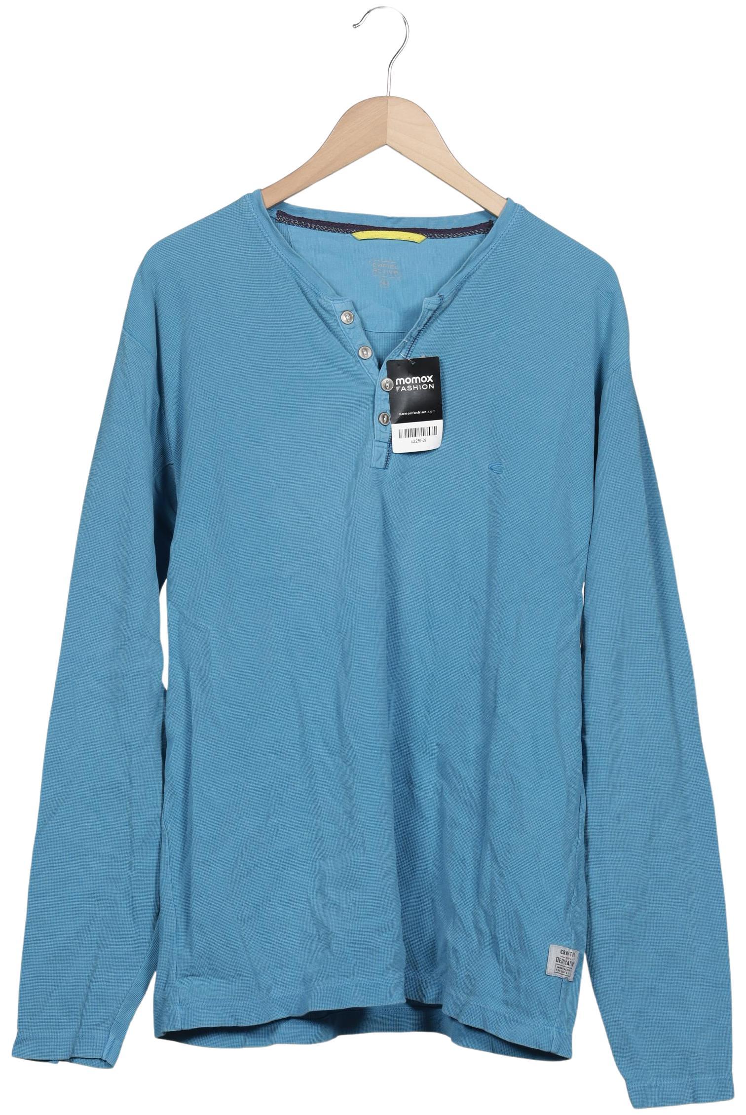 

camel active Herren Langarmshirt, hellblau, Gr. 56