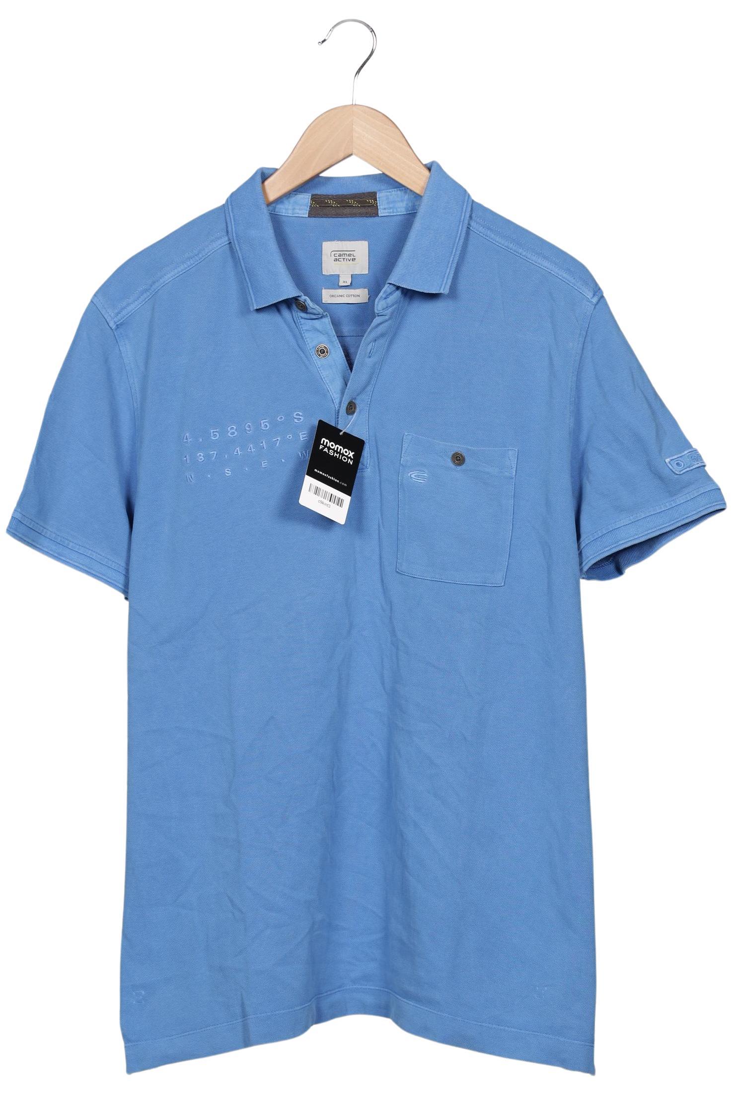 

camel active Herren Poloshirt, blau, Gr. 54