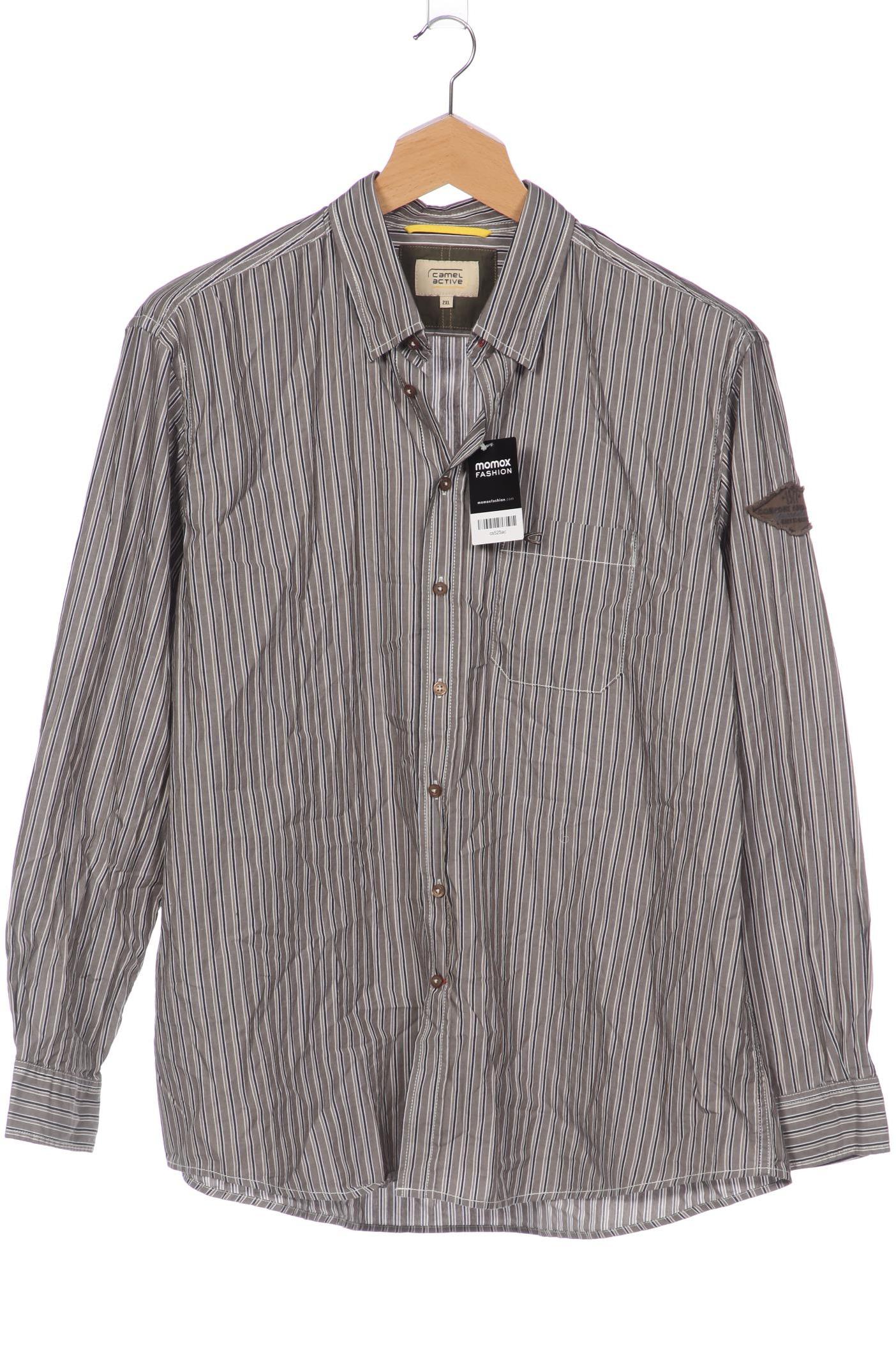 

camel active Herren Hemd, grau, Gr. 56
