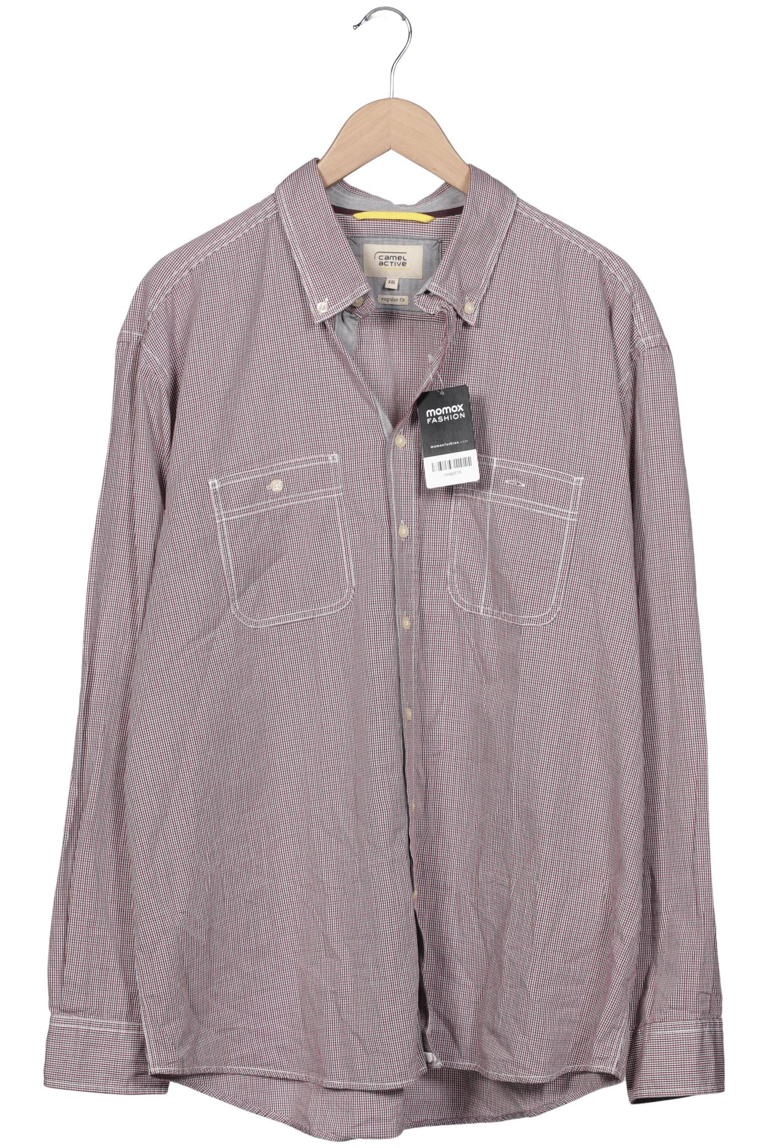 

camel active Herren Hemd, bordeaux, Gr. 56
