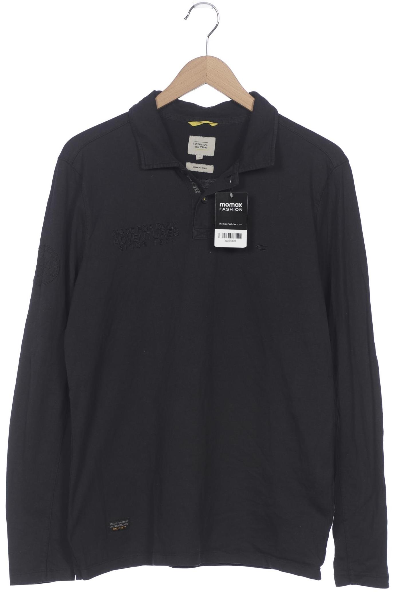 

camel active Herren Poloshirt, schwarz, Gr. 48