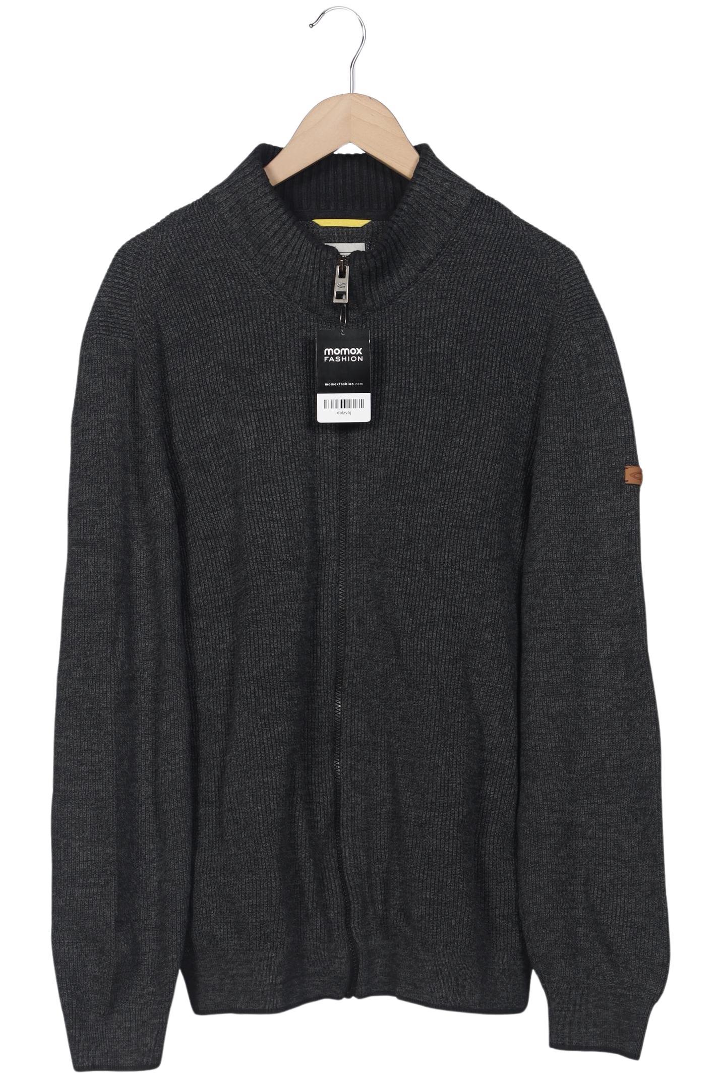 

camel active Herren Strickjacke, grau, Gr. 58