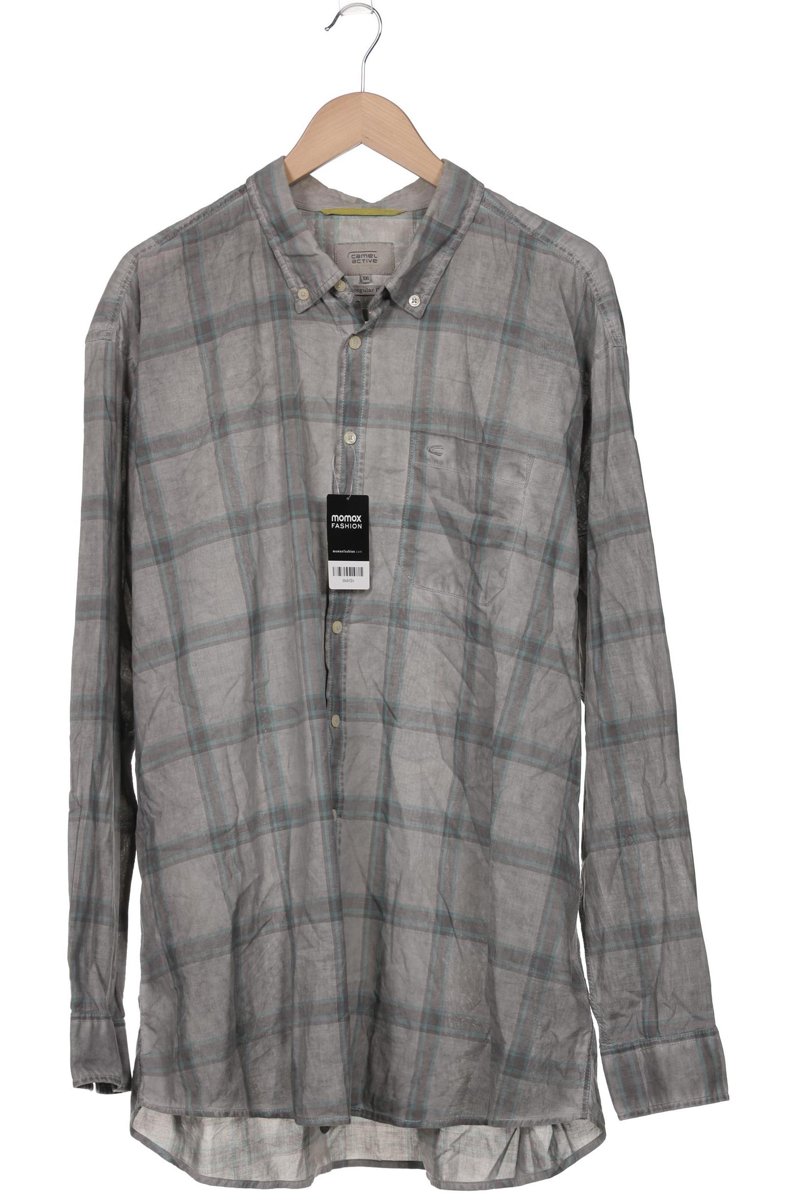 

camel active Herren Hemd, grau, Gr. 58