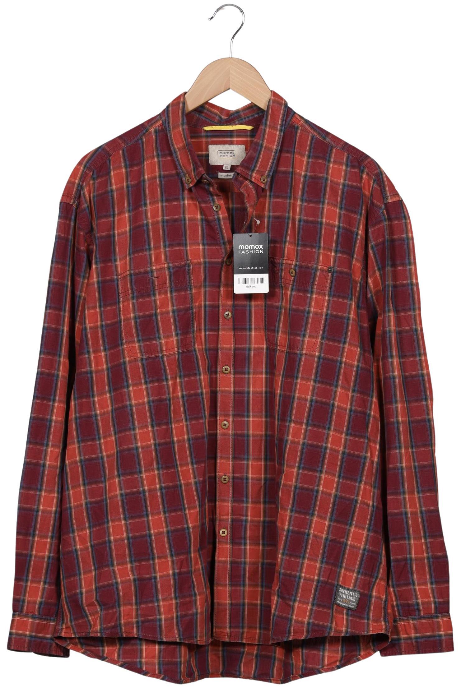

camel active Herren Hemd, bordeaux, Gr. 56