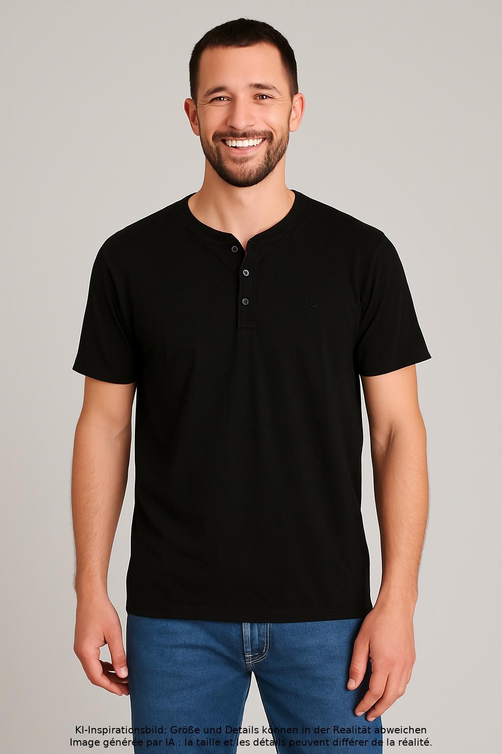 

camel active Herren T-Shirt, schwarz, Gr. 52