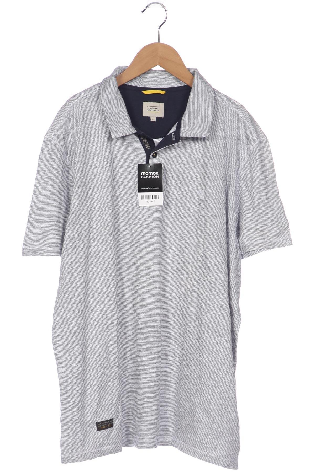 

camel active Herren Poloshirt, grau, Gr. 56
