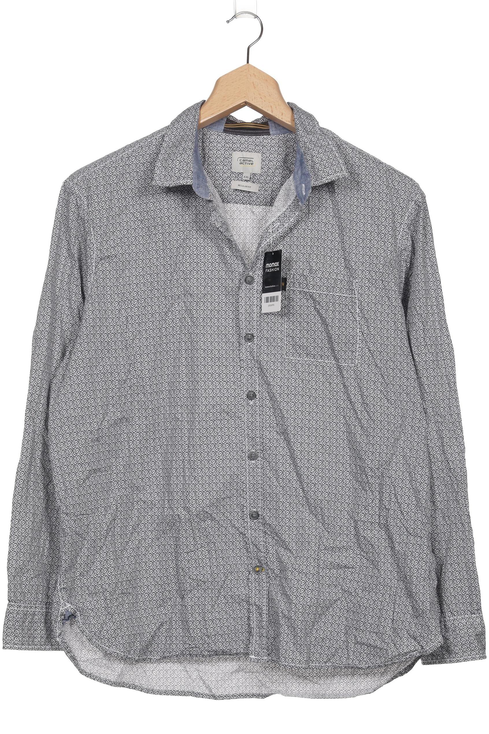 

camel active Herren Hemd, grau, Gr. 56