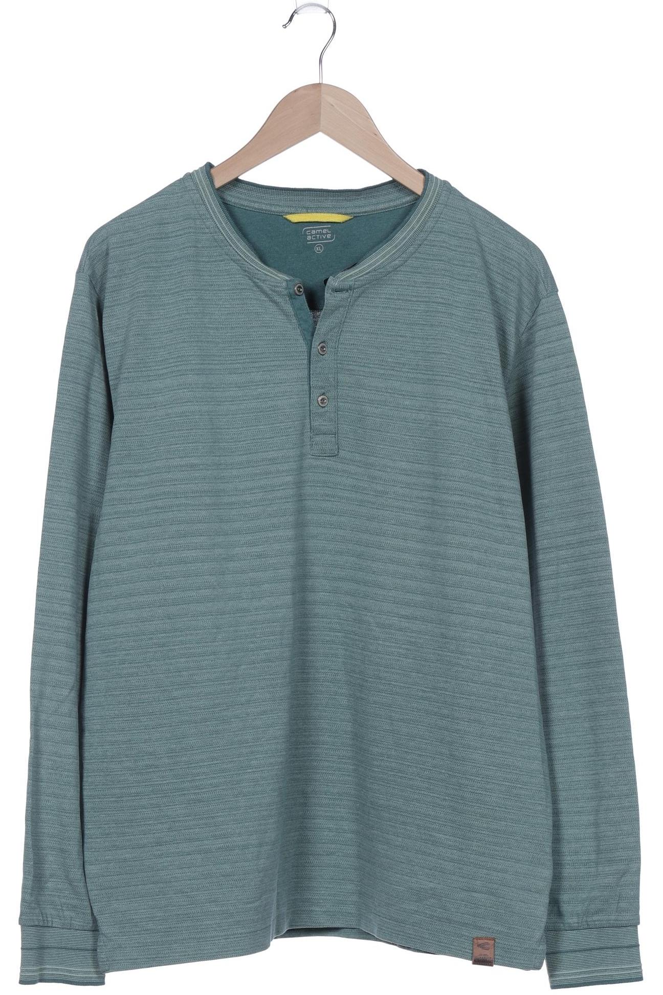 

camel active Herren Langarmshirt, grün, Gr. 54