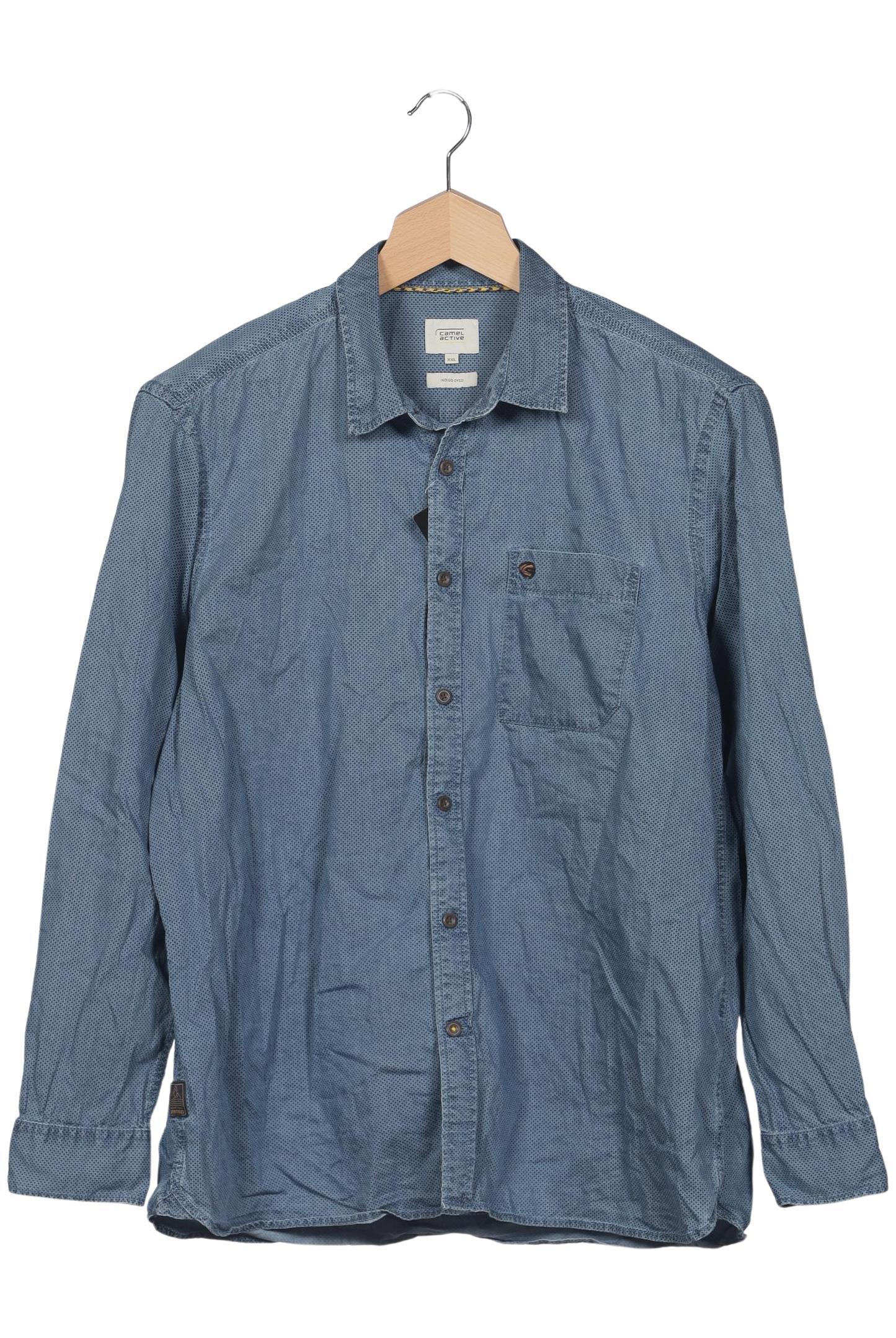 

camel active Herren Hemd, blau, Gr. 56