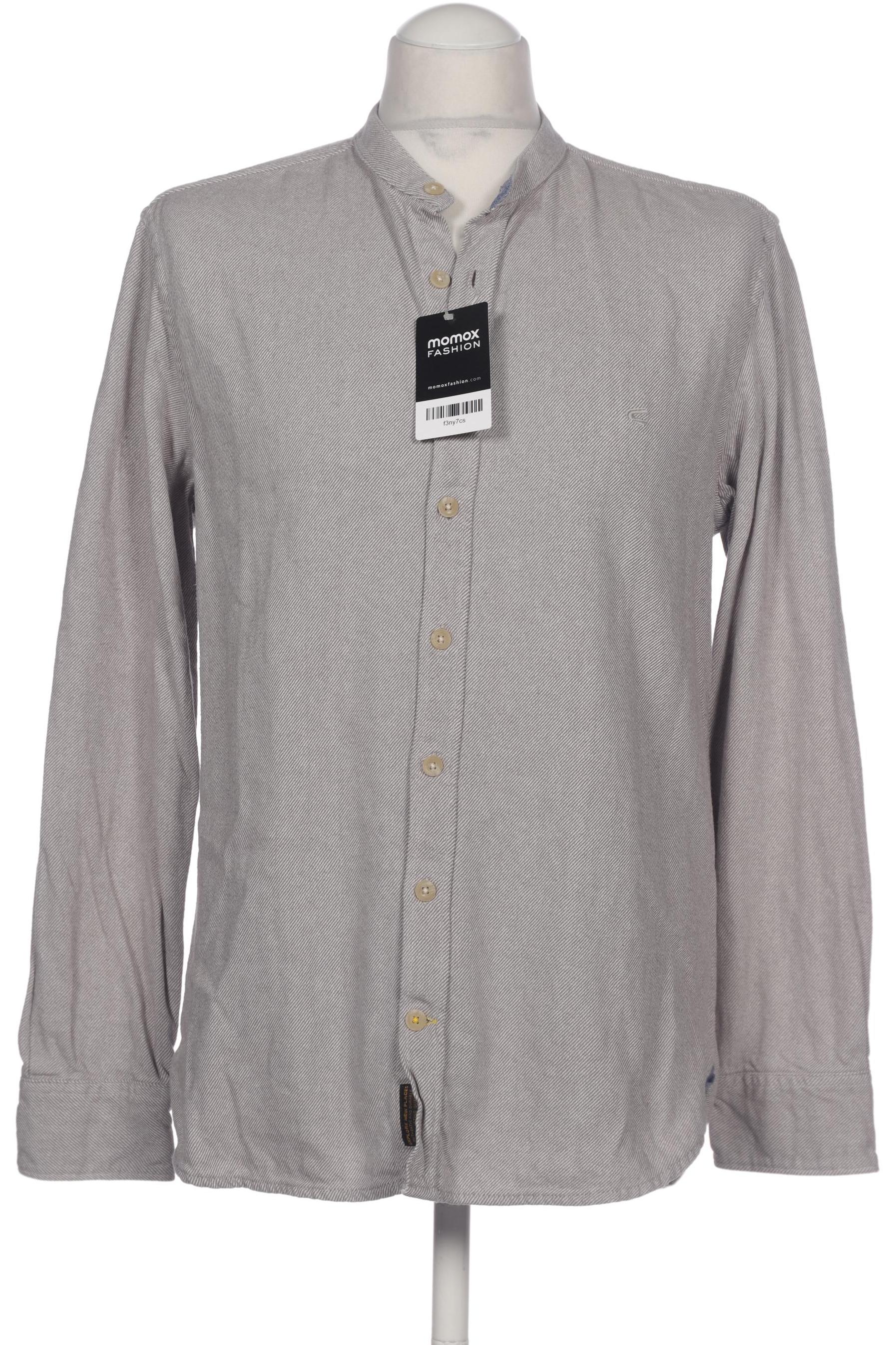 

camel active Herren Hemd, grau, Gr. 48