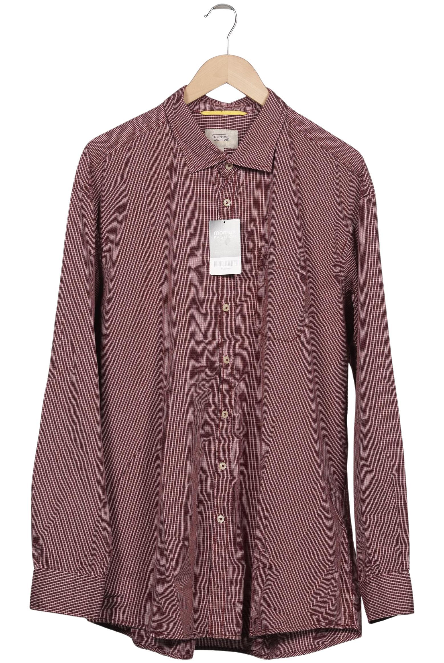 

camel active Herren Hemd, bordeaux, Gr. 58