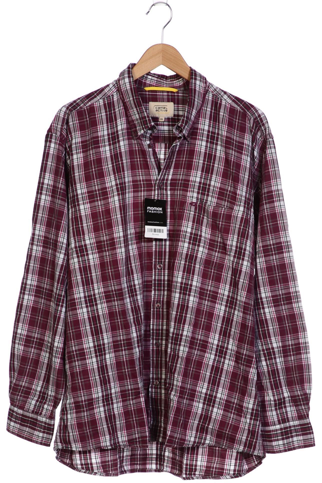 

camel active Herren Hemd, bordeaux, Gr. 56