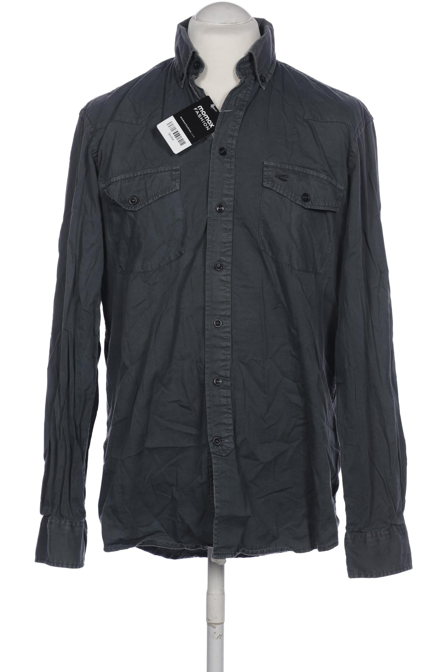 

camel active Herren Hemd, grau, Gr. 48