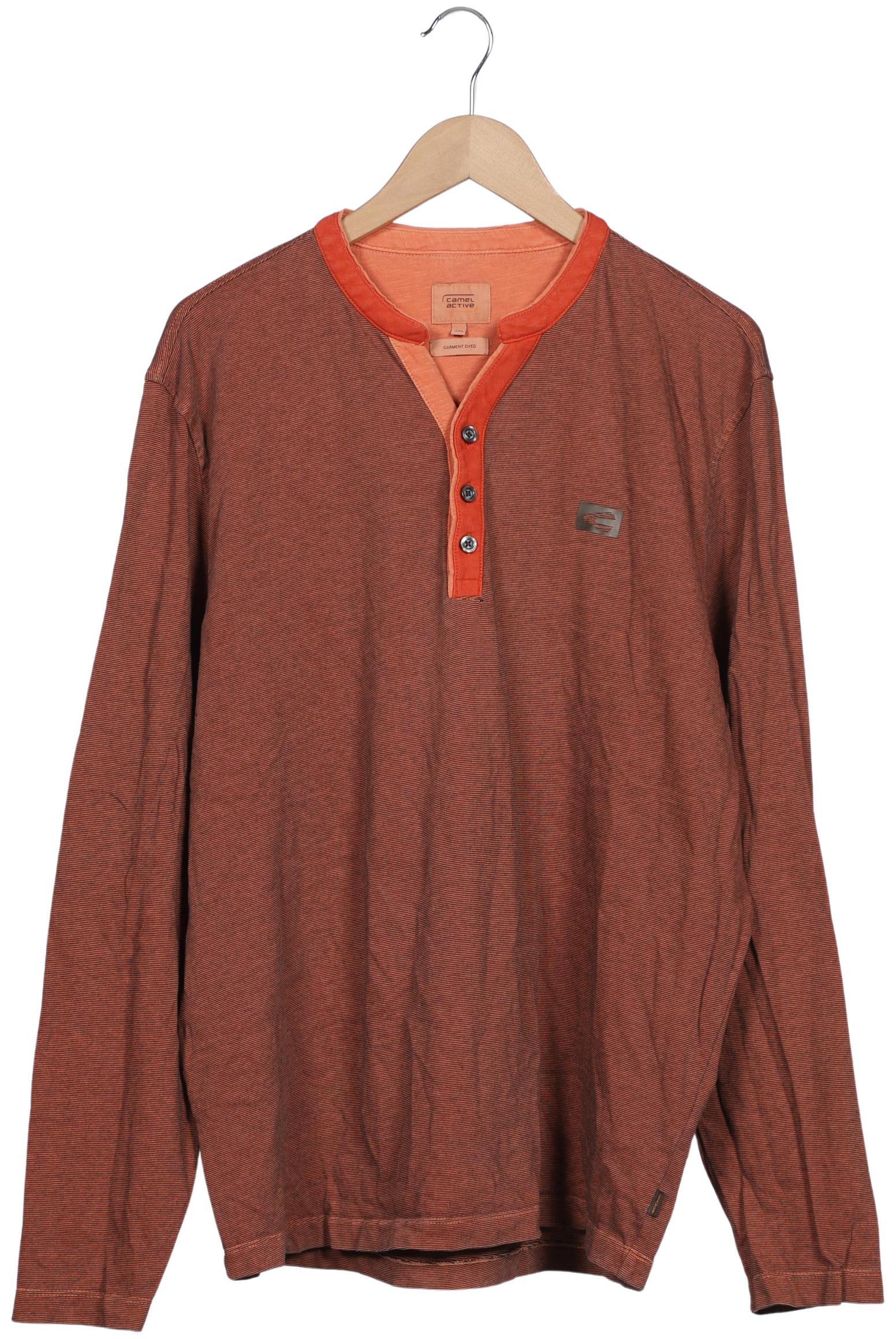 Thumbnail - camel active Herren Langarmshirt, orange, Gr. 58