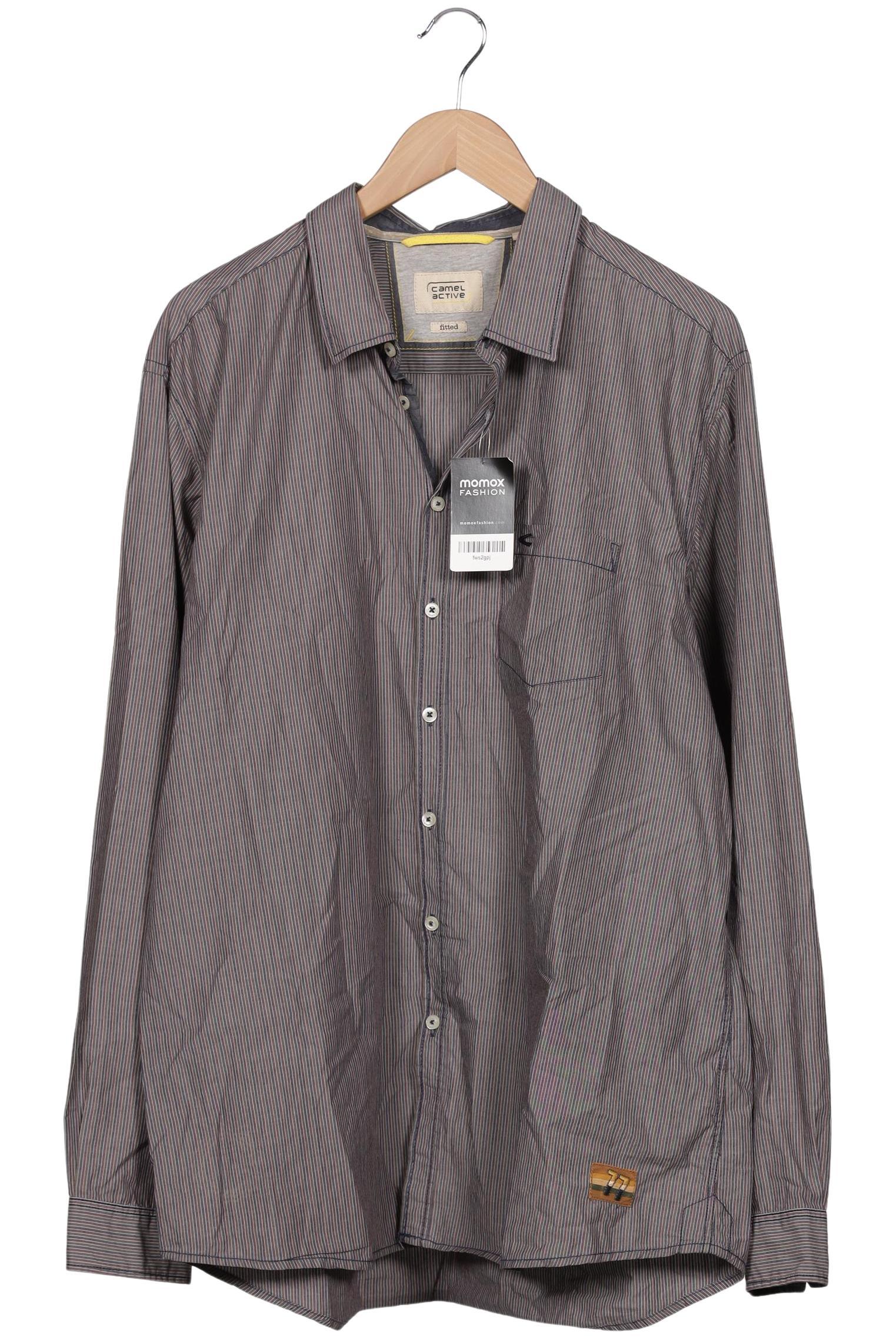 

camel active Herren Hemd, grau, Gr. 56