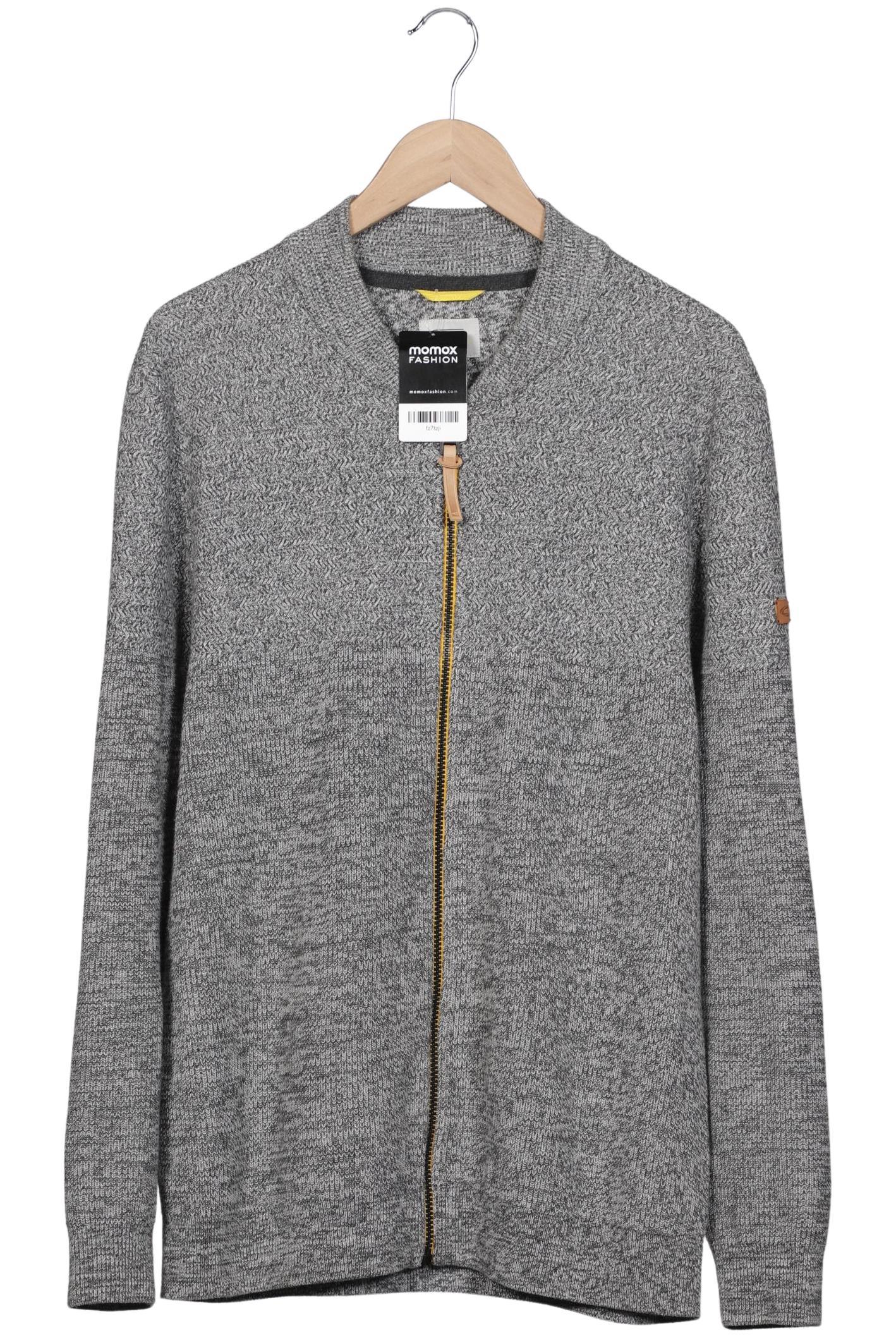 

camel active Herren Strickjacke, grau, Gr. 54