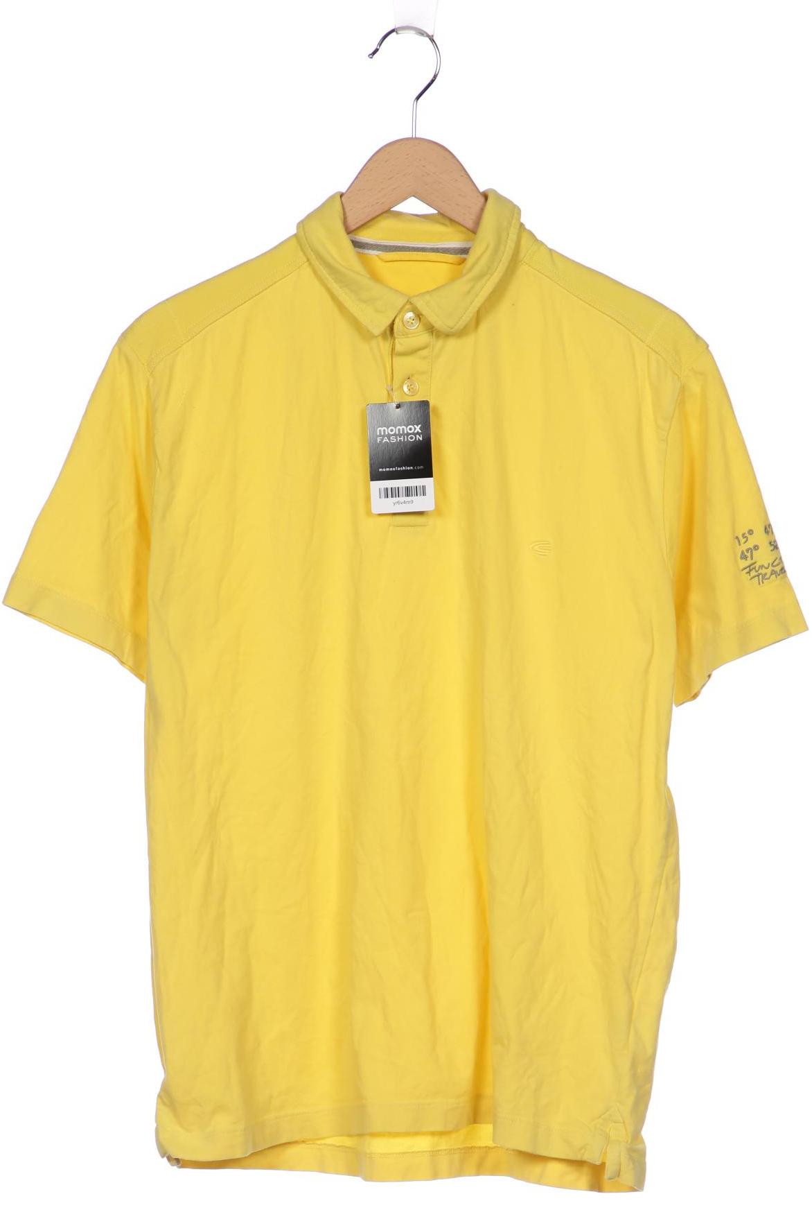 

camel active Herren Poloshirt, gelb, Gr. 52