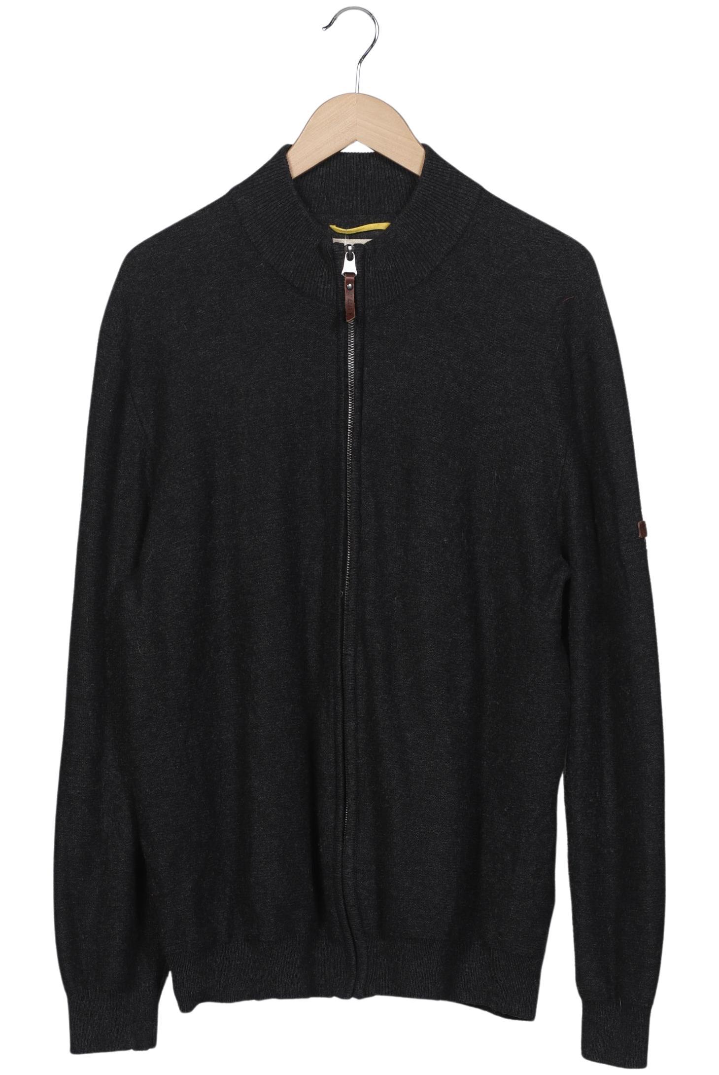 

camel active Herren Strickjacke, grau, Gr. 56