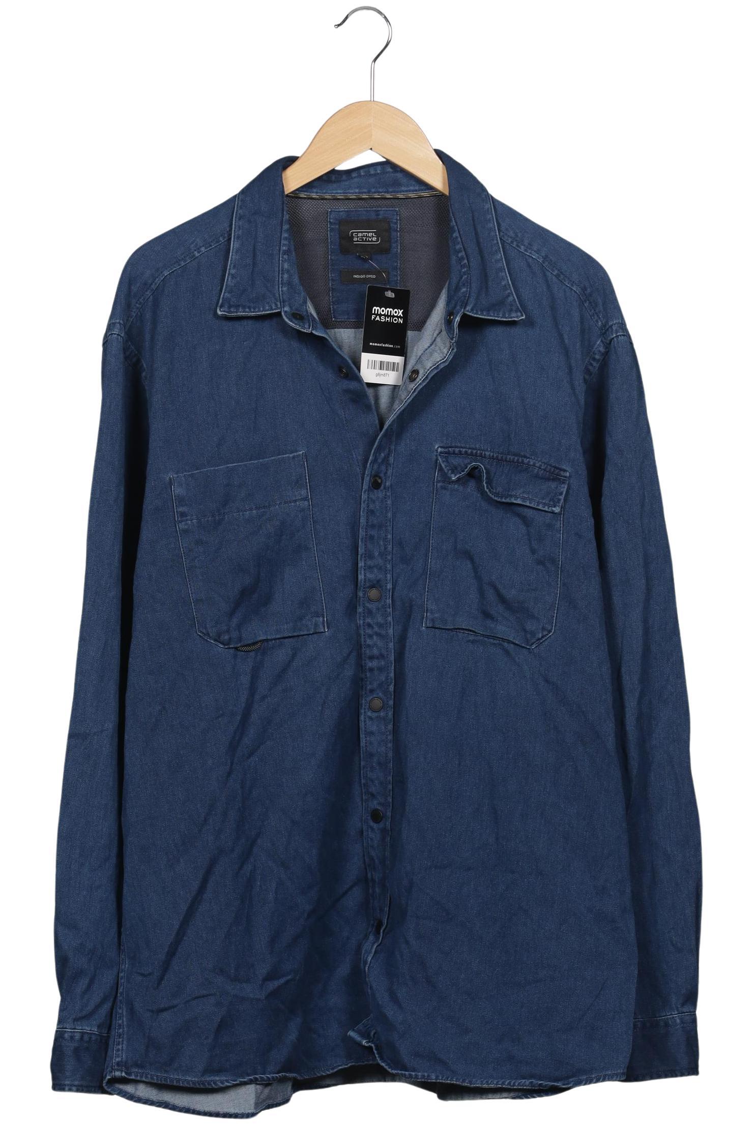 

camel active Herren Hemd, blau, Gr. 56