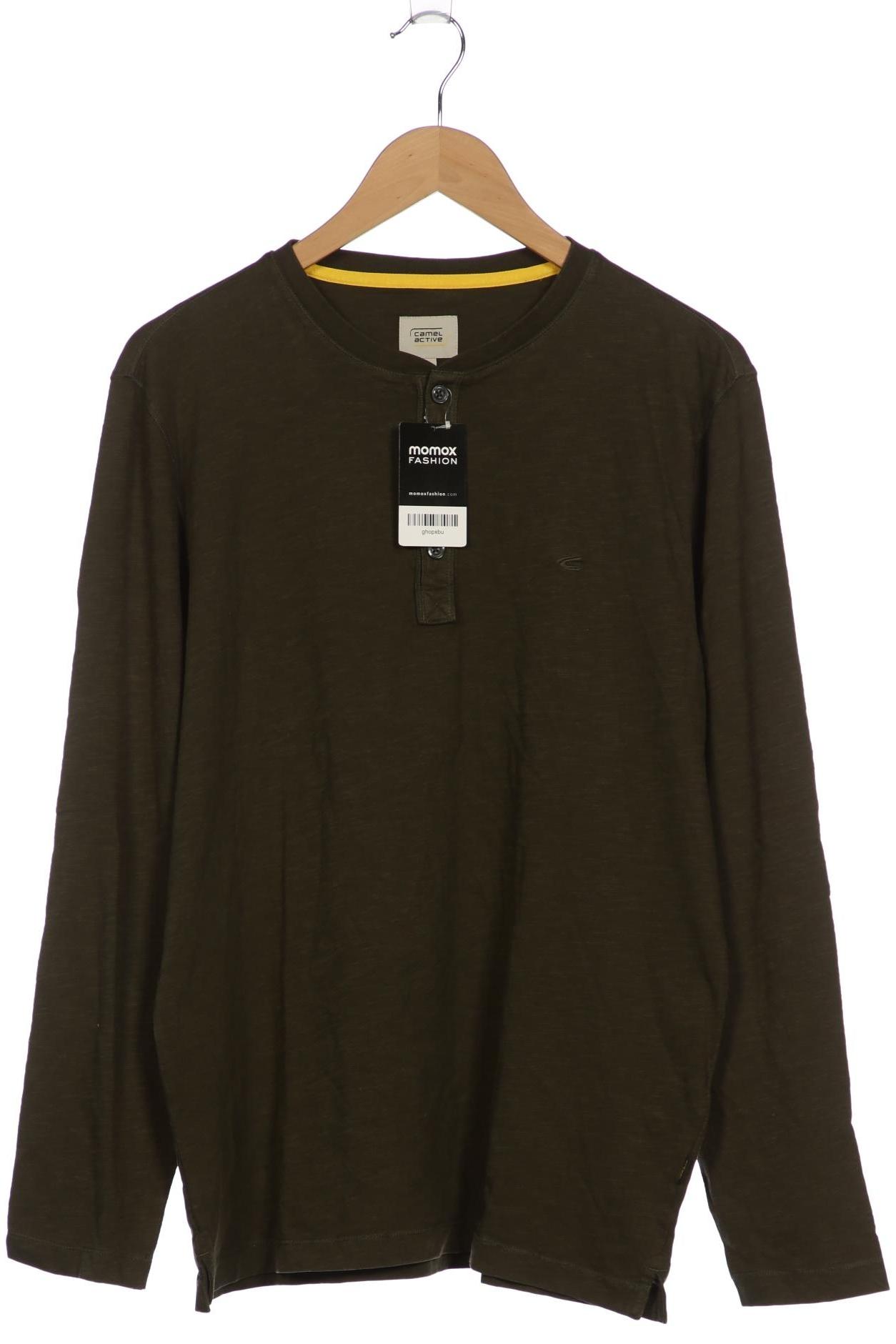 

camel active Herren Langarmshirt, grün, Gr. 52