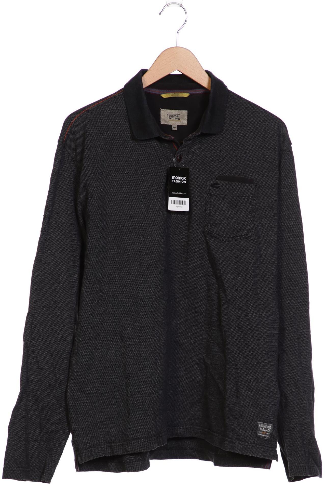 

camel active Herren Poloshirt, grau, Gr. 56