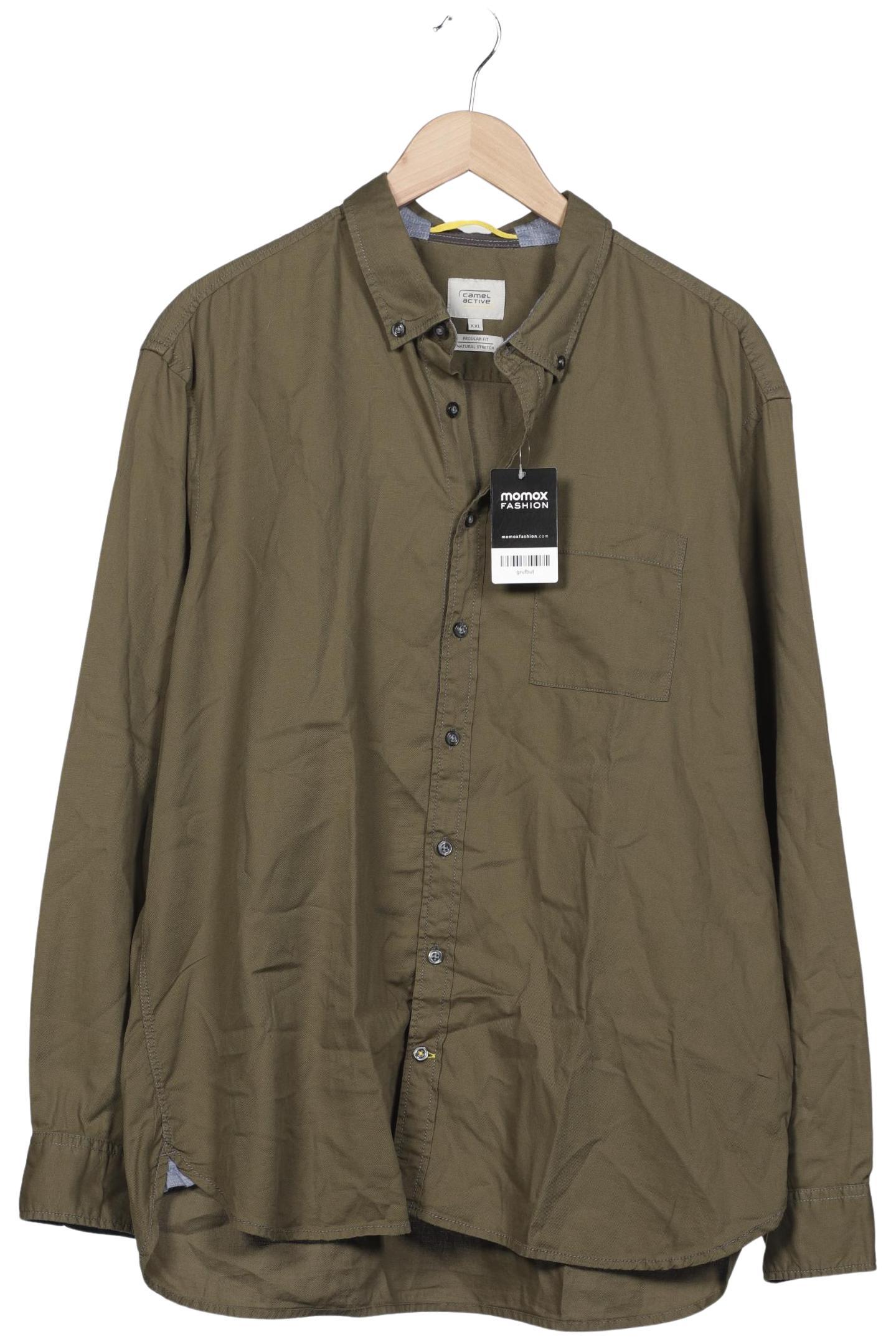 

camel active Herren Hemd, grün, Gr. 56