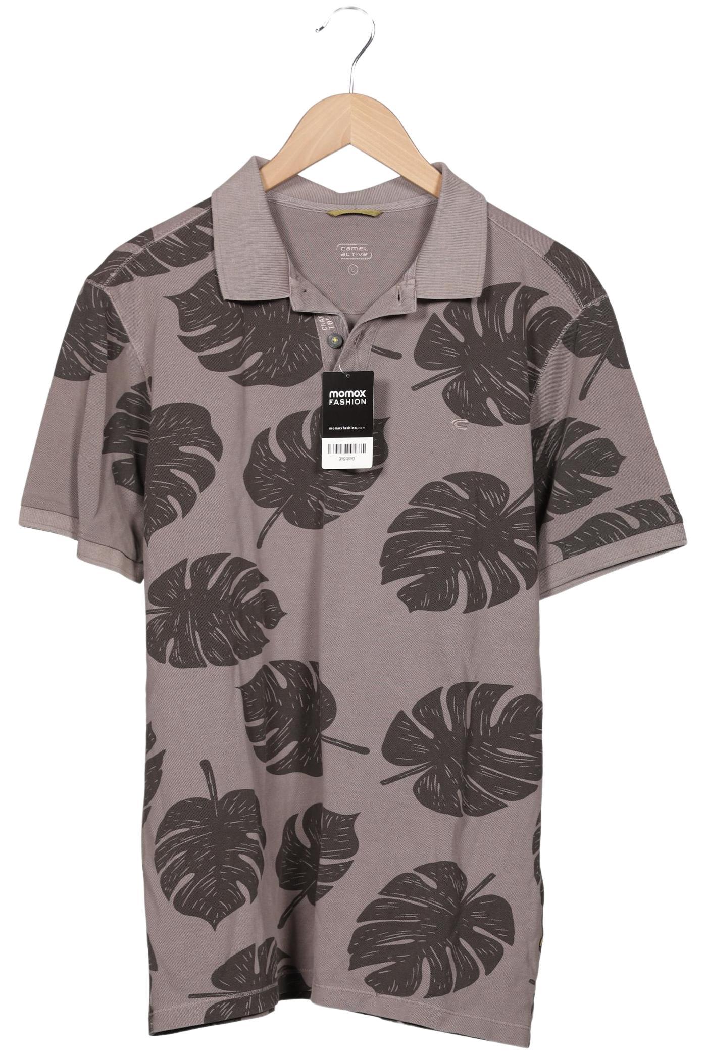 

camel active Herren Poloshirt, grau, Gr. 52