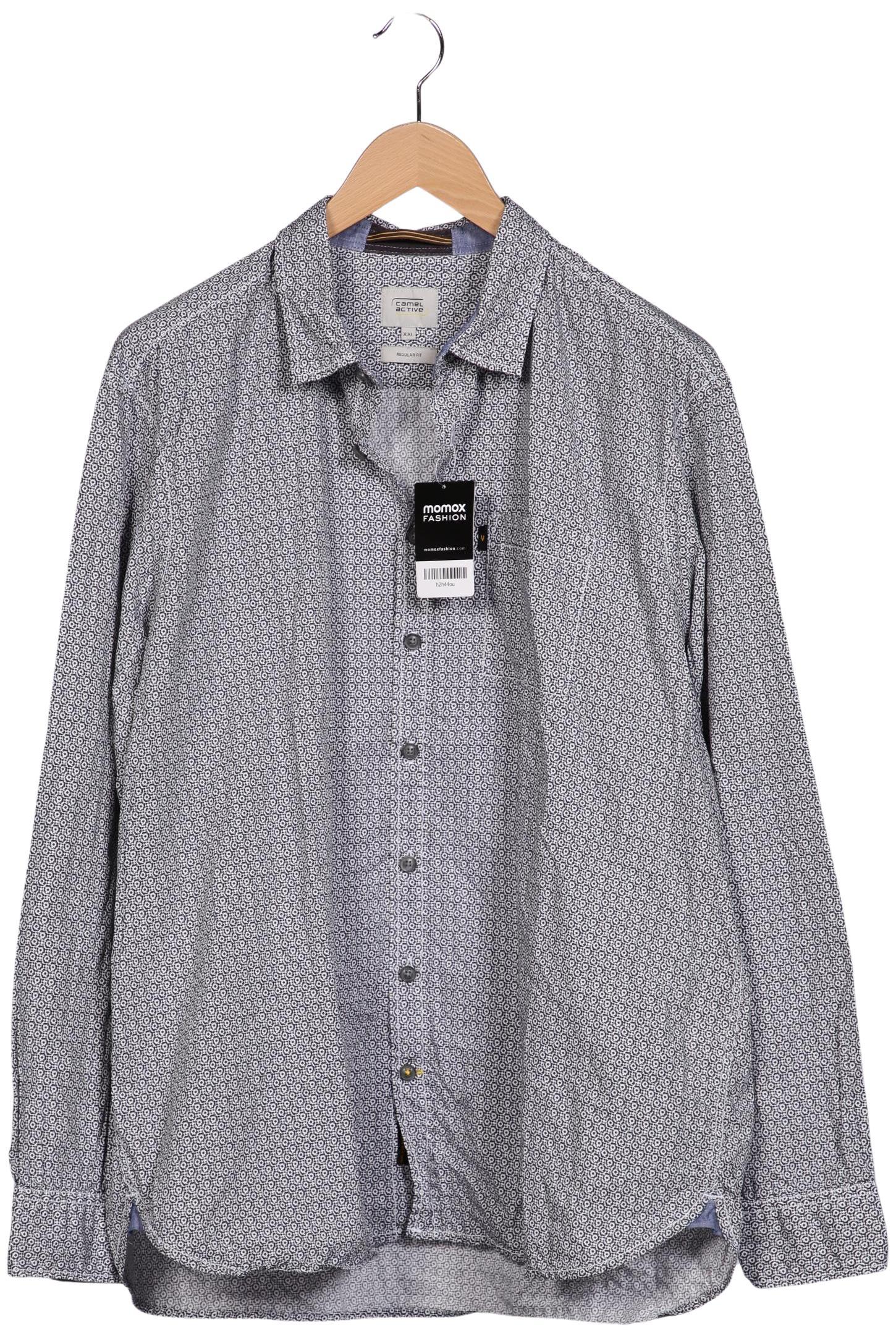 

camel active Herren Hemd, grau, Gr. 56