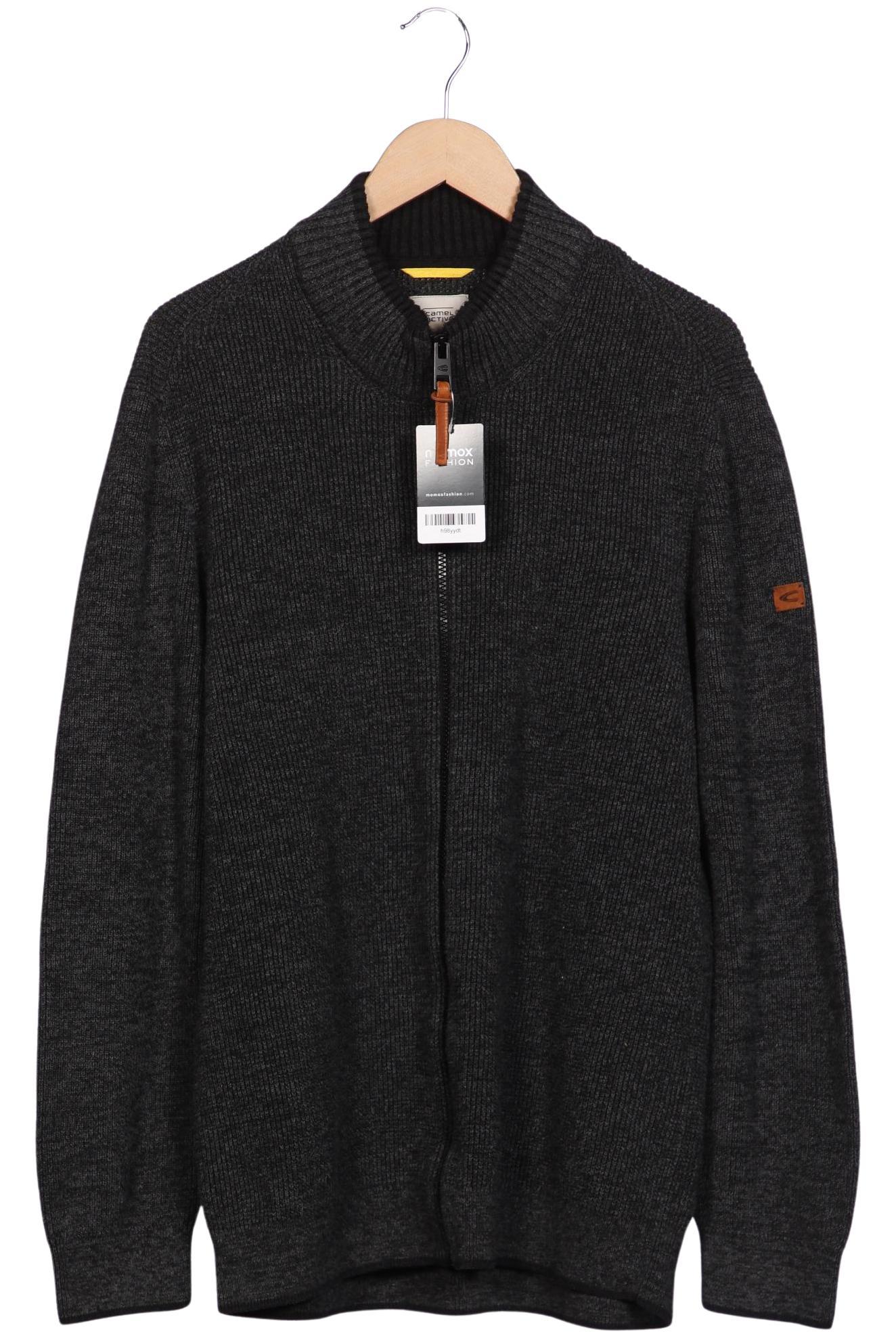 

camel active Herren Strickjacke, grau, Gr. 56