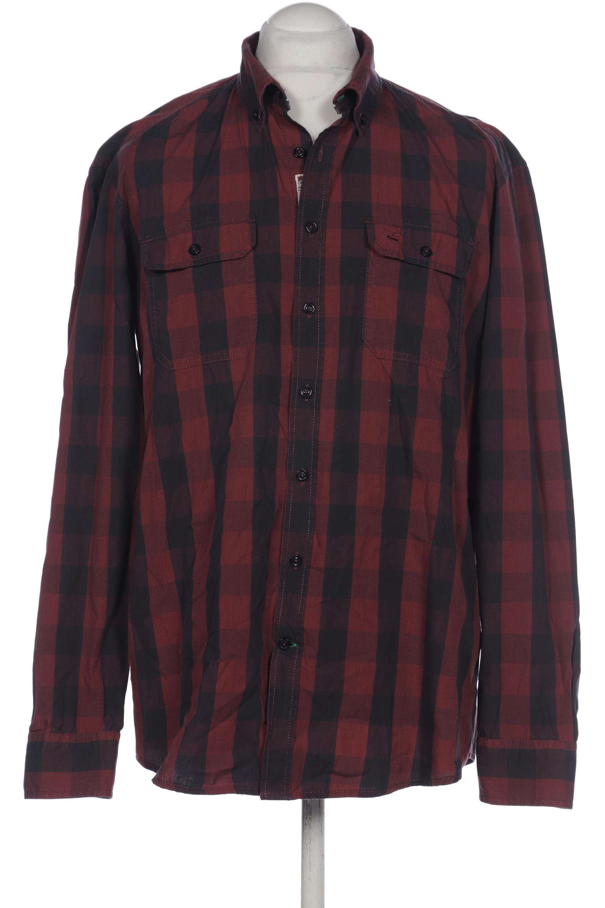 

camel active Herren Hemd, bordeaux, Gr. 52