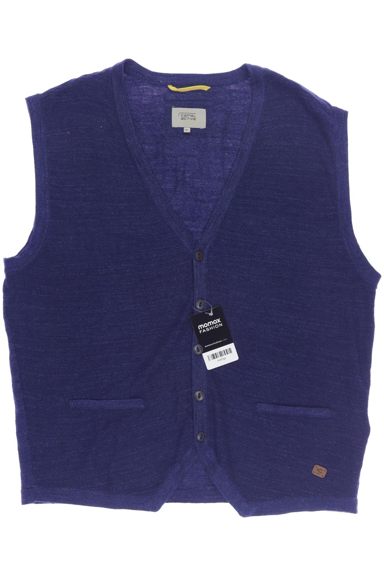 

camel active Herren Strickjacke, blau, Gr. 54