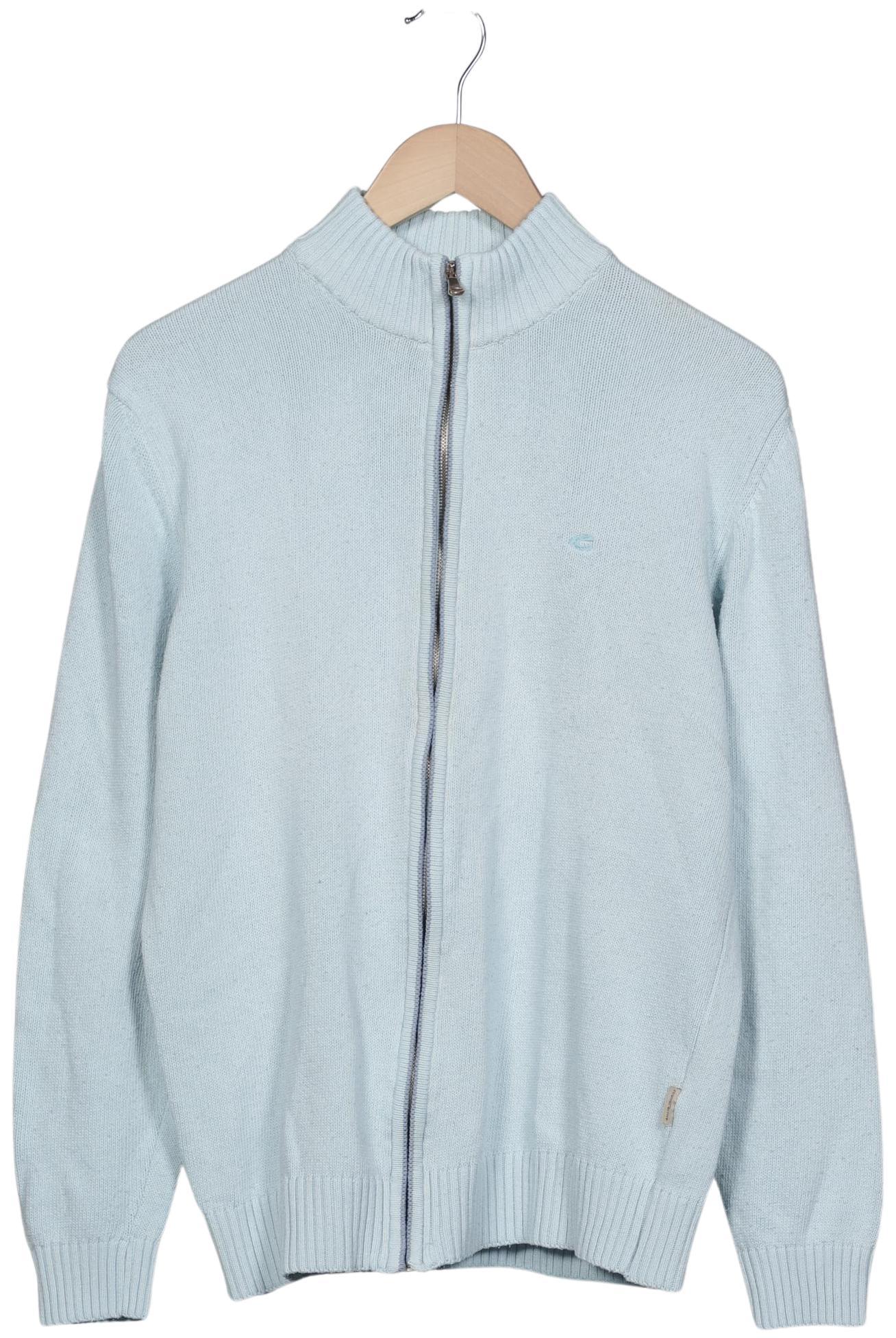 

camel active Herren Strickjacke, hellblau, Gr. 48