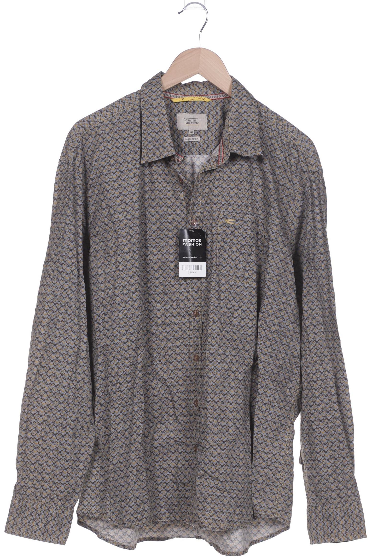 

camel active Herren Hemd, grau, Gr. 56