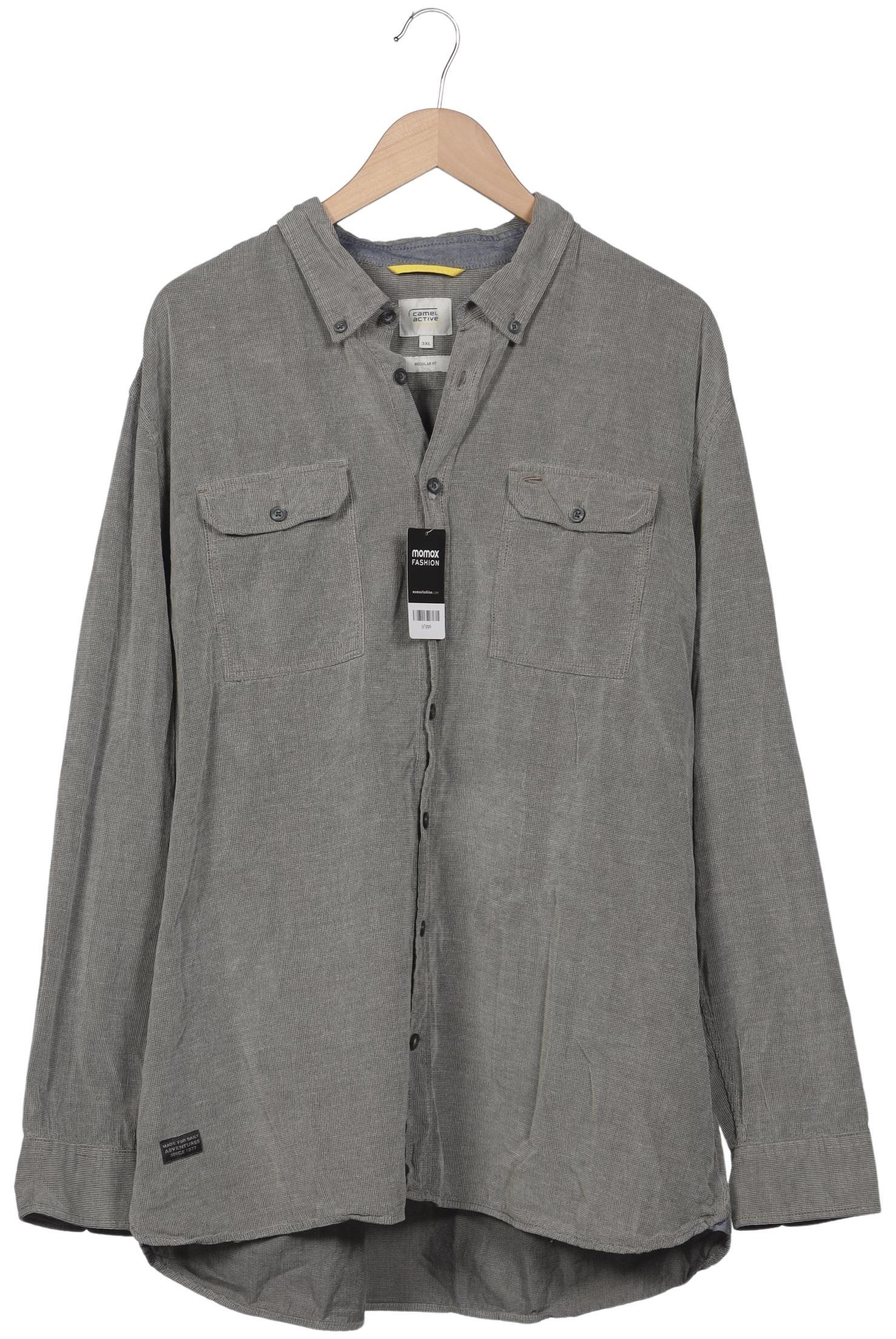 

camel active Herren Hemd, grau, Gr. 58