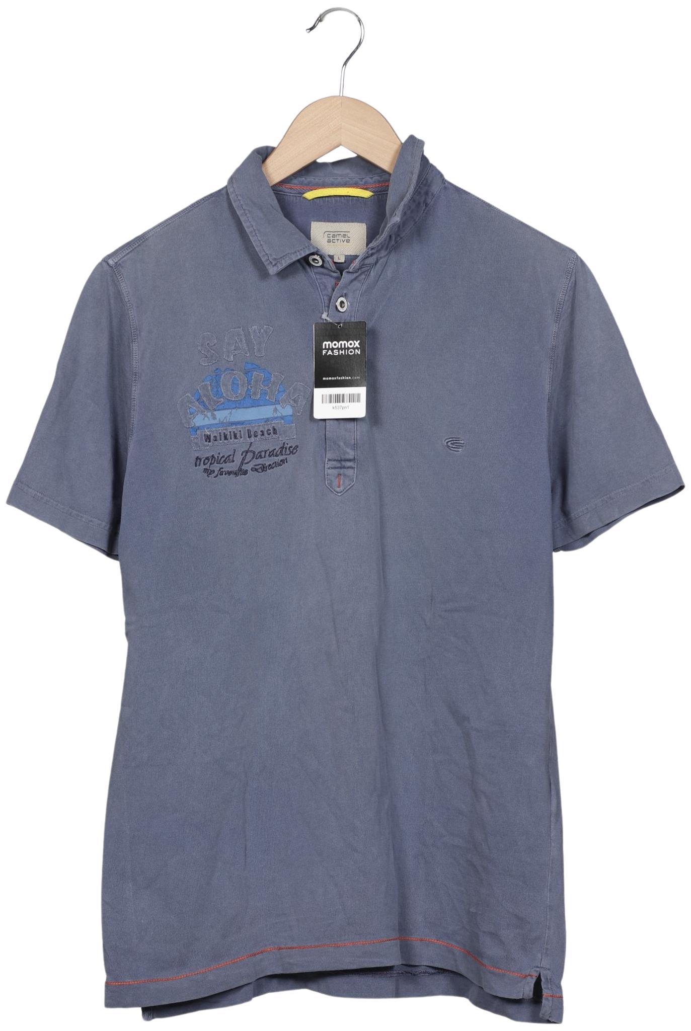 

camel active Herren Poloshirt, blau, Gr. 52