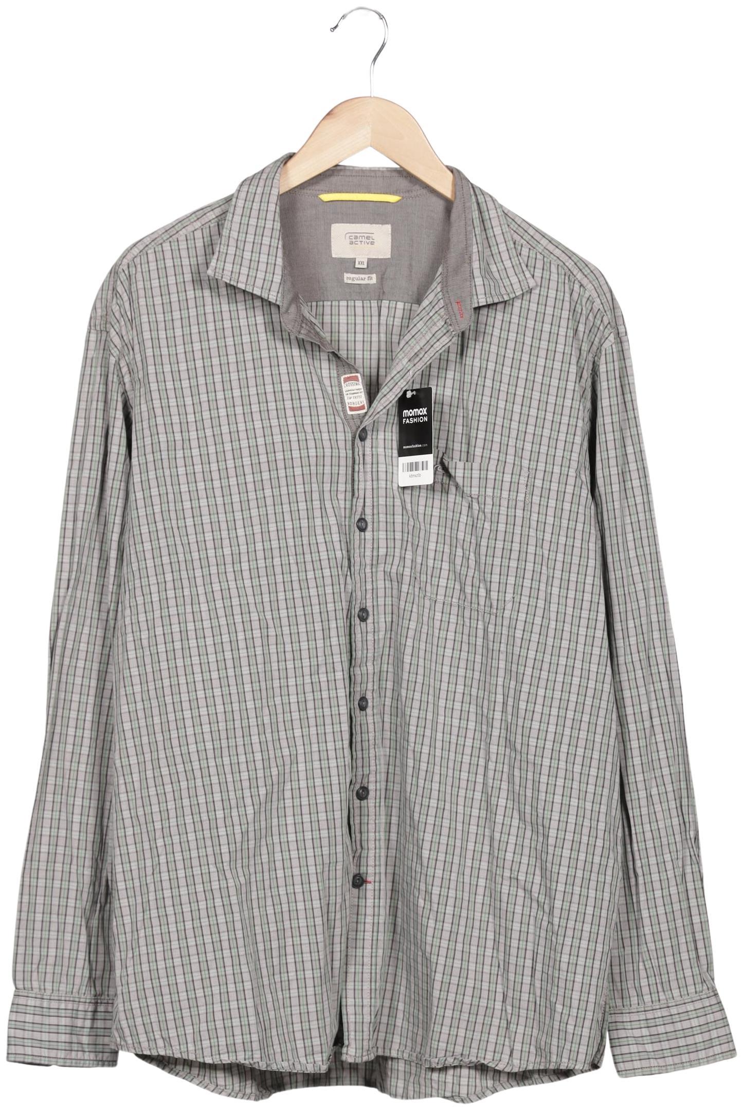 

camel active Herren Hemd, grau, Gr. 56