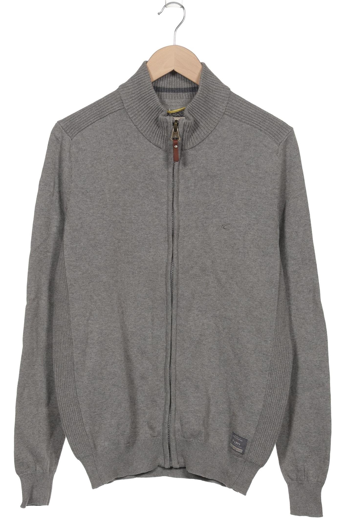 

camel active Herren Strickjacke, grau, Gr. 48