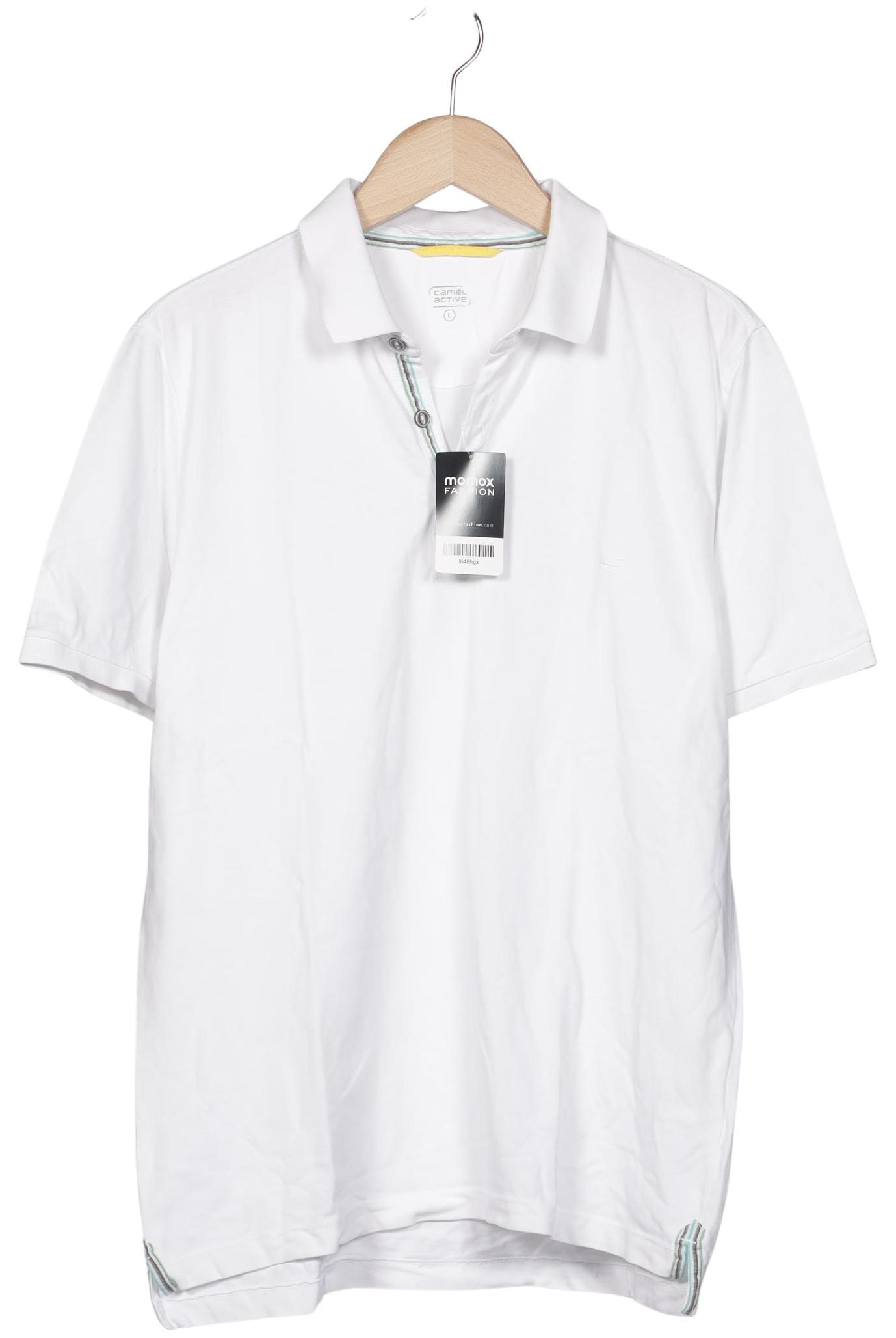 

camel active Herren Poloshirt, weiß, Gr. 52