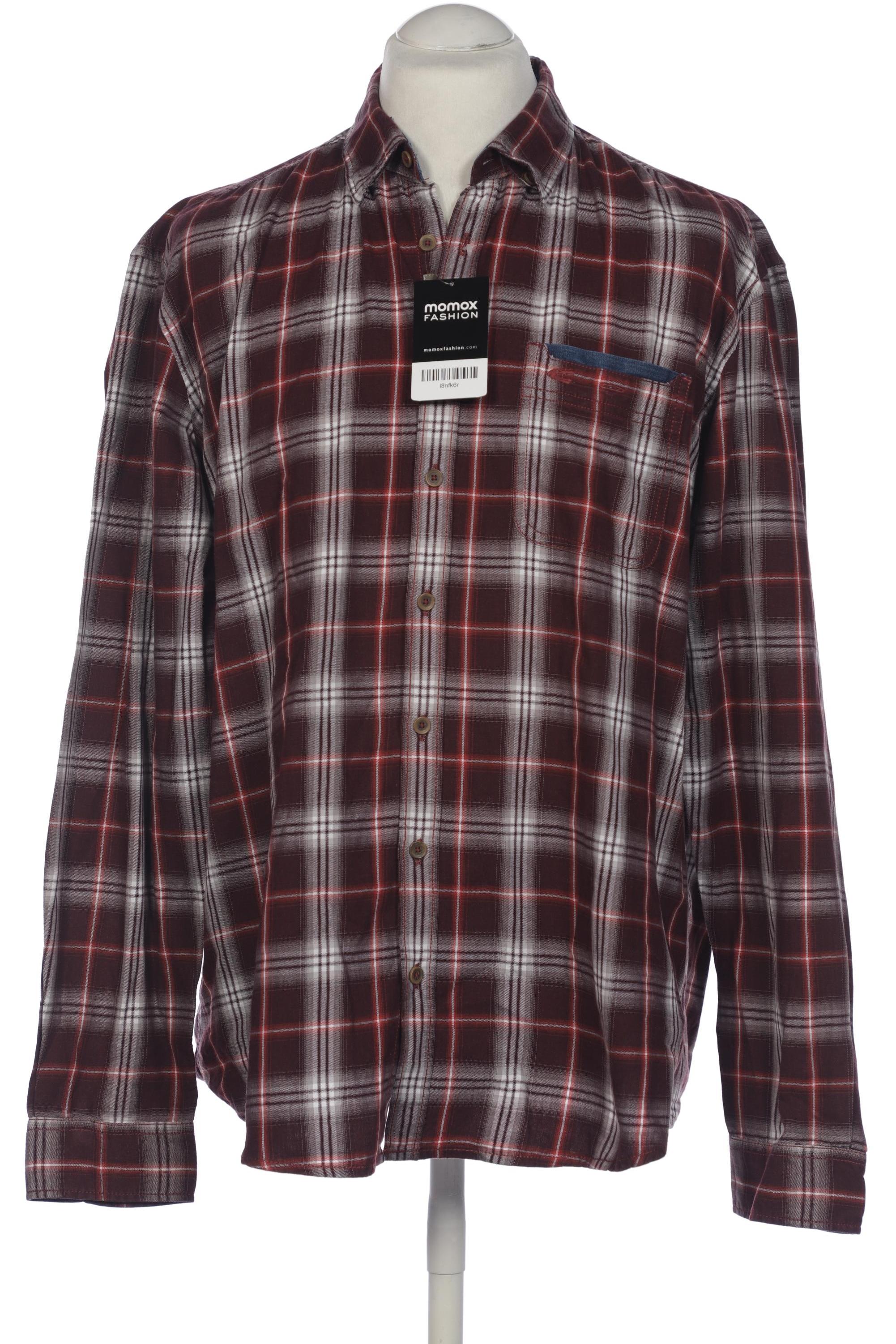 

camel active Herren Hemd, bordeaux, Gr. 52