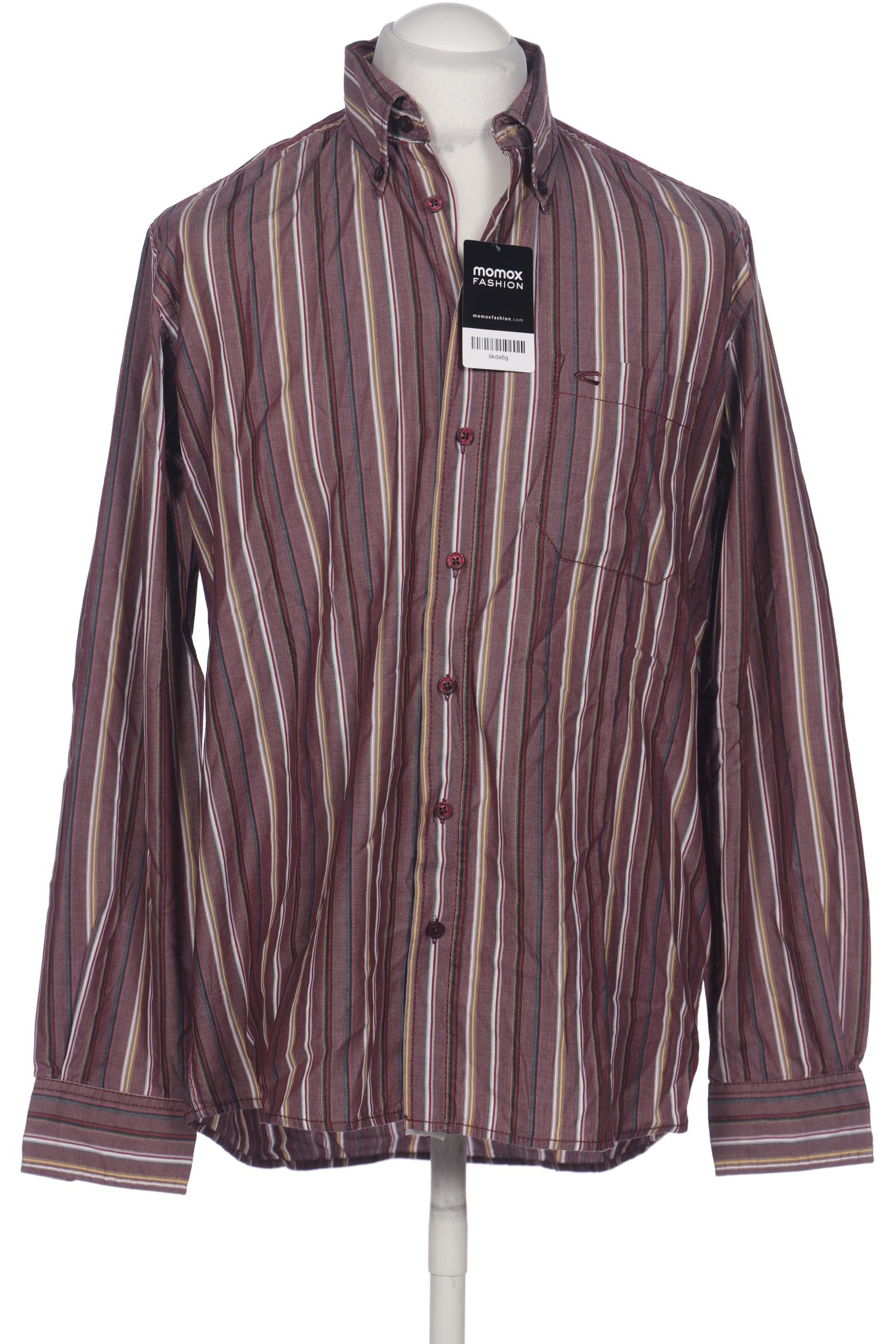 

camel active Herren Hemd, bordeaux, Gr. 48