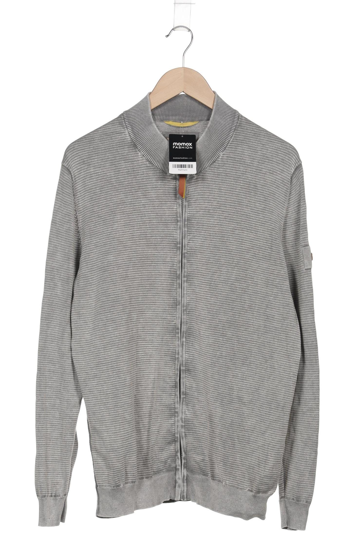 

camel active Herren Strickjacke, grau, Gr. 52