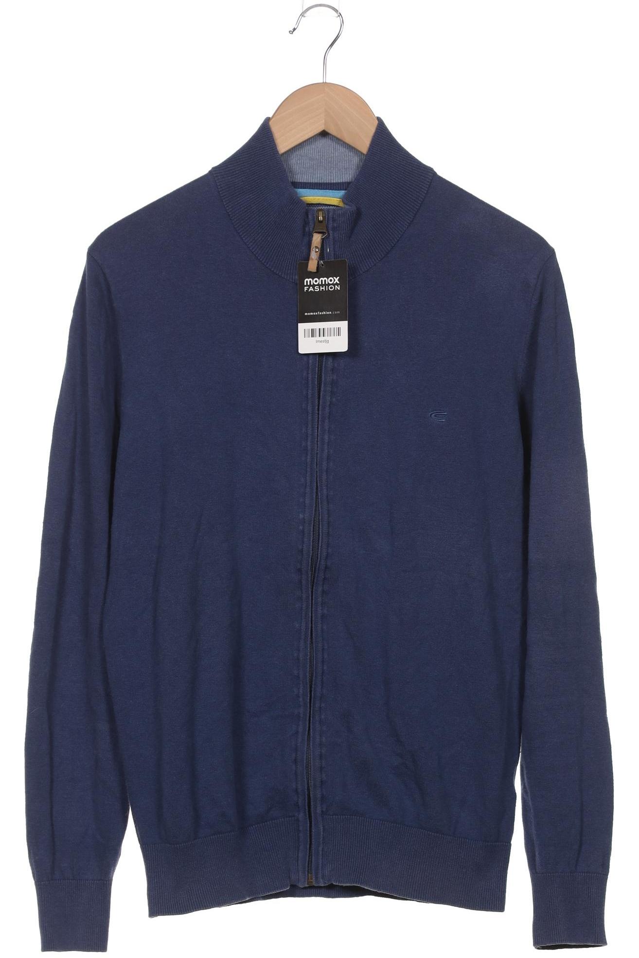 

camel active Herren Strickjacke, blau, Gr. 48