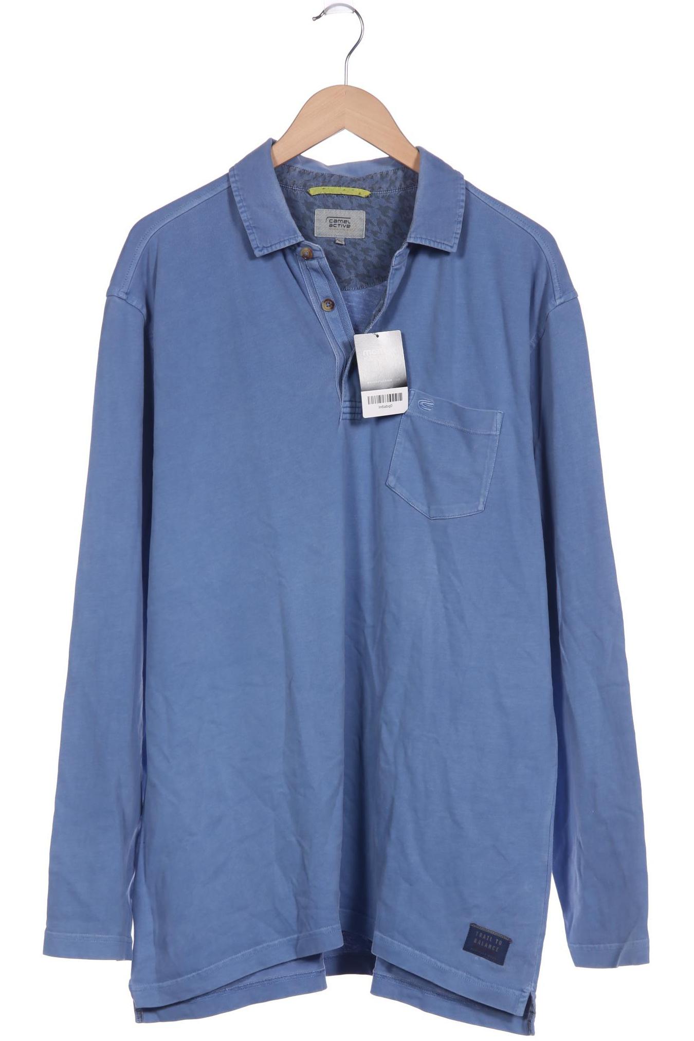 

camel active Herren Poloshirt, blau, Gr. 58