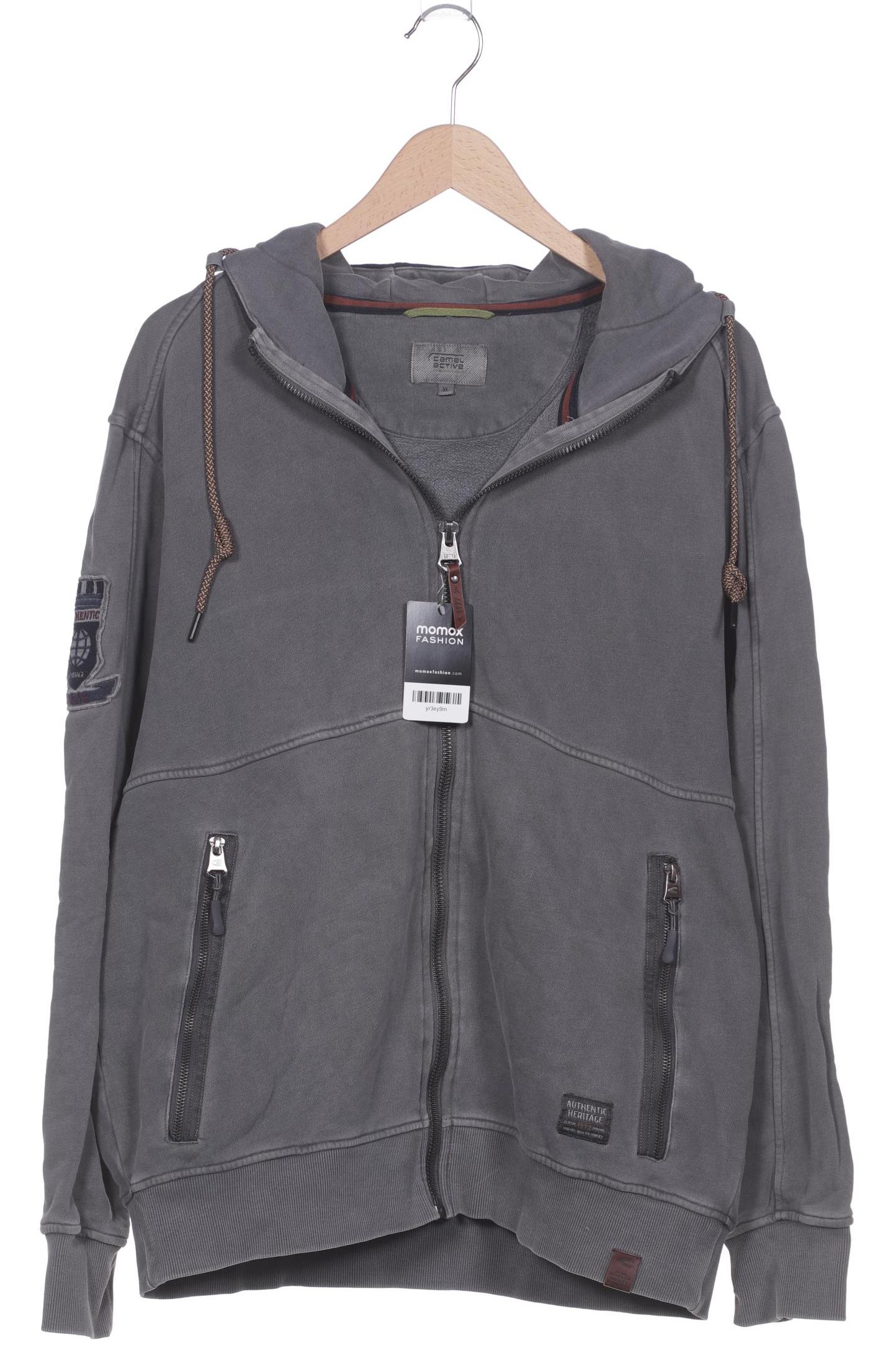 

camel active Herren Kapuzenpullover, grau, Gr. 54