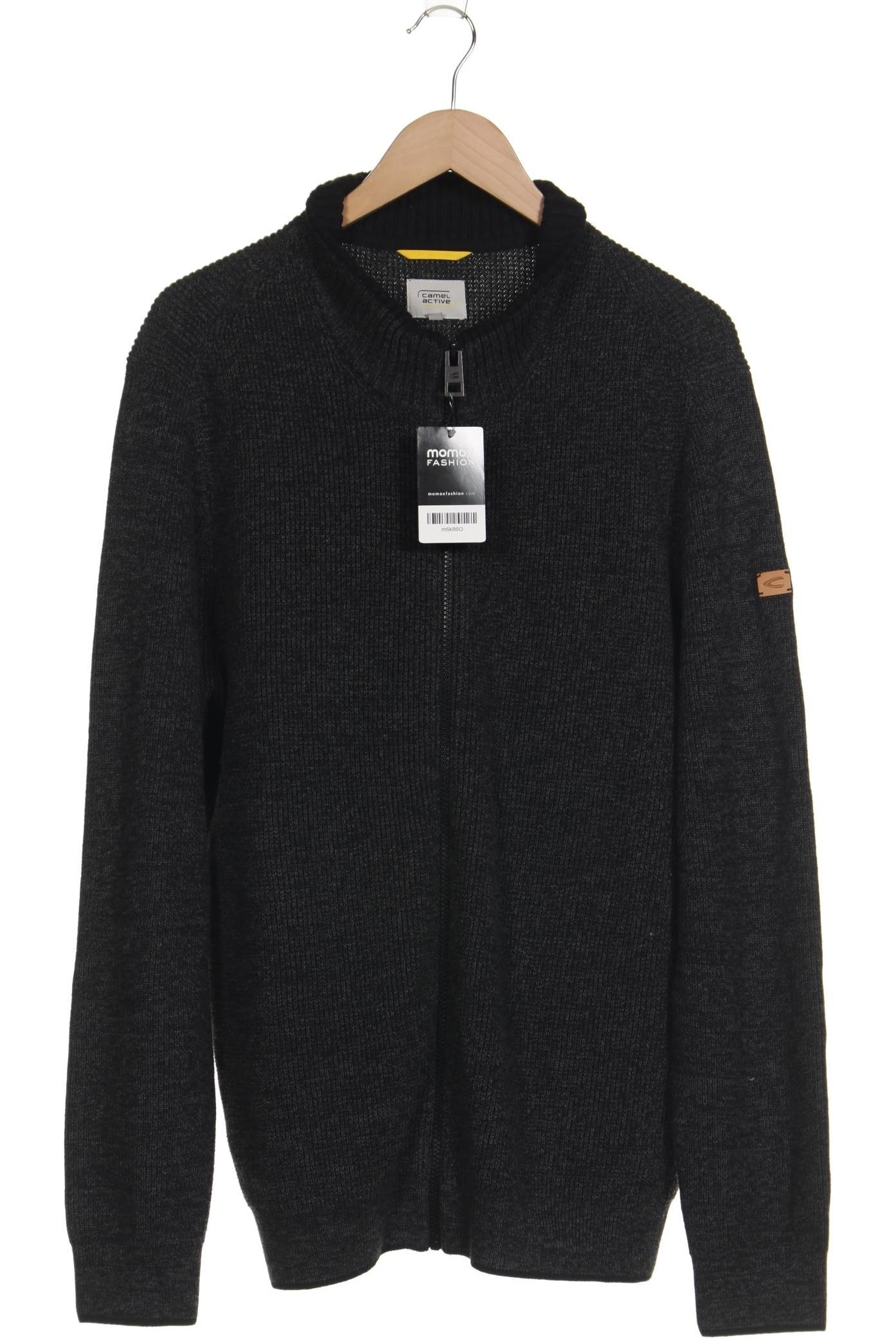 

camel active Herren Strickjacke, grau, Gr. 54